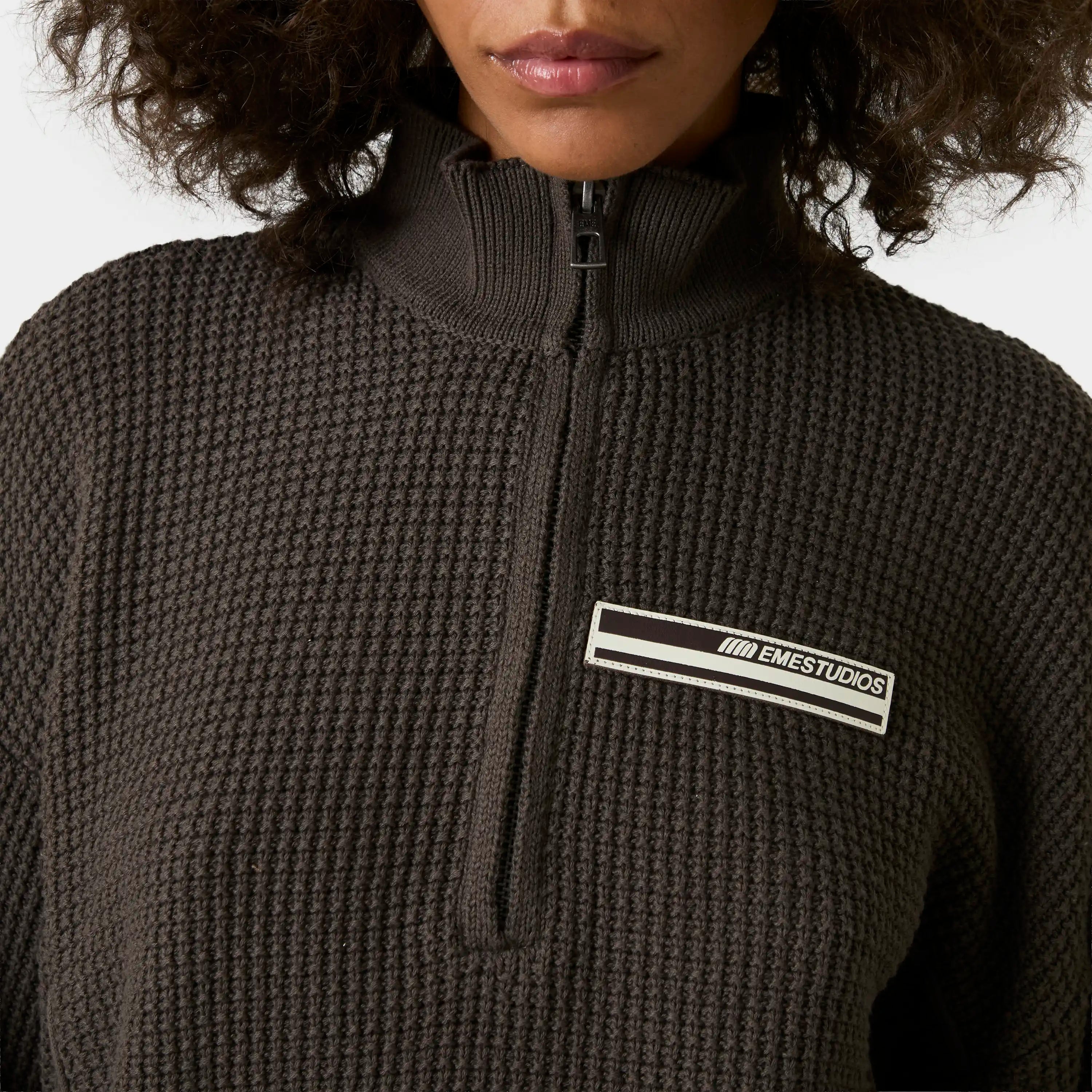 Foundry Fawn Chully Knit Polo Knitwear Eme Studios