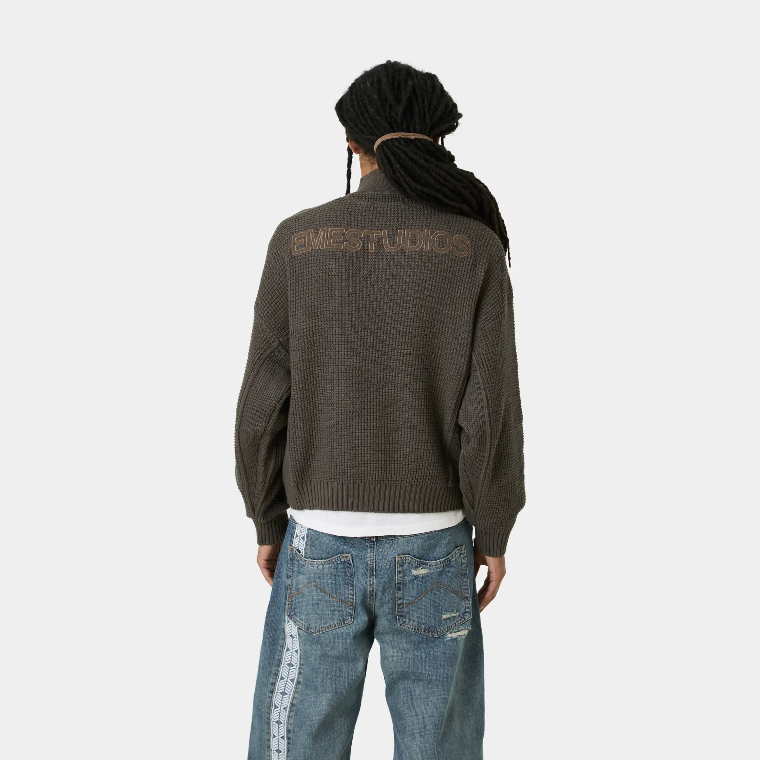Foundry Fawn Chully Knit Polo Knitwear Eme Studios
