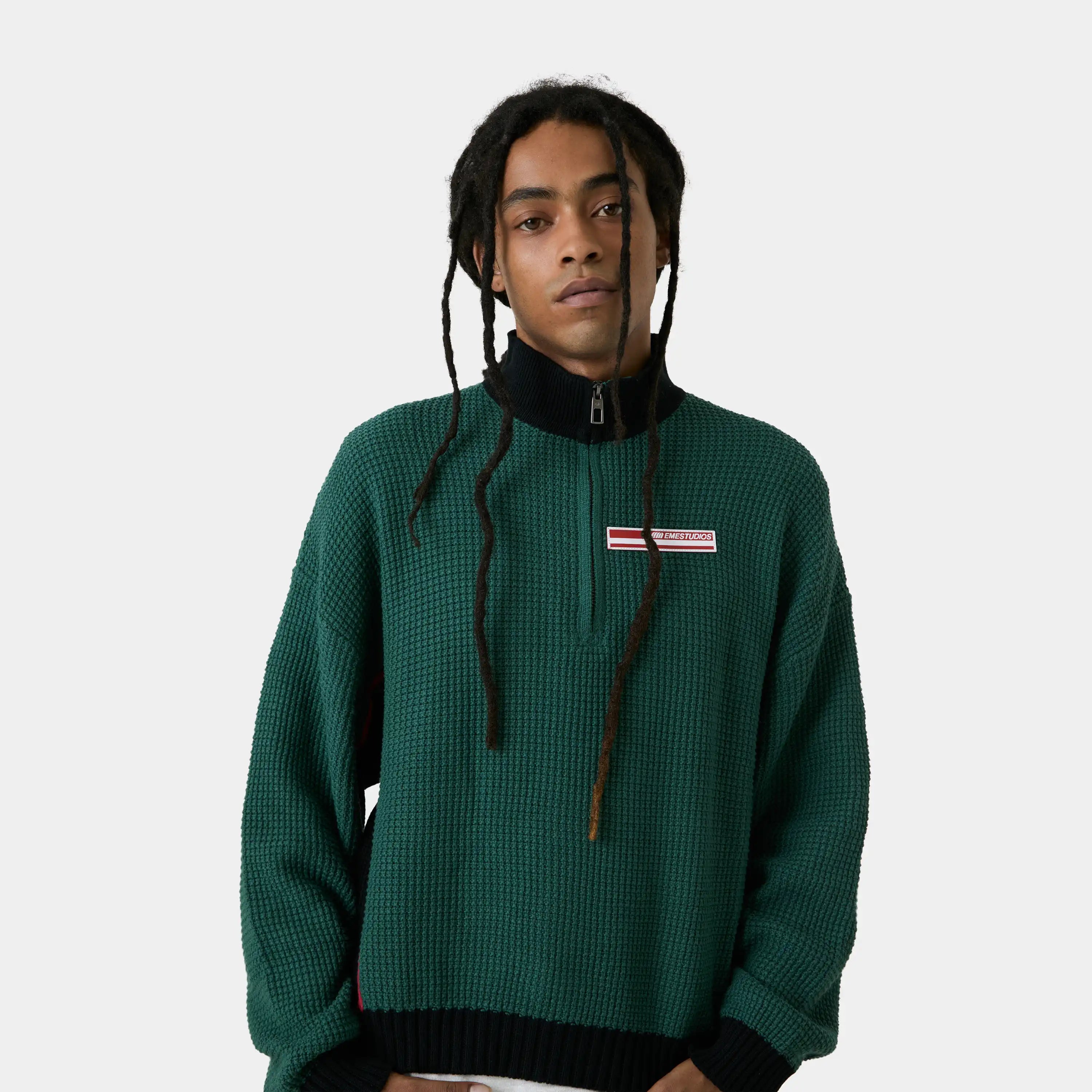 Foundry Forest Chully Knit Polo Knitwear Eme Studios