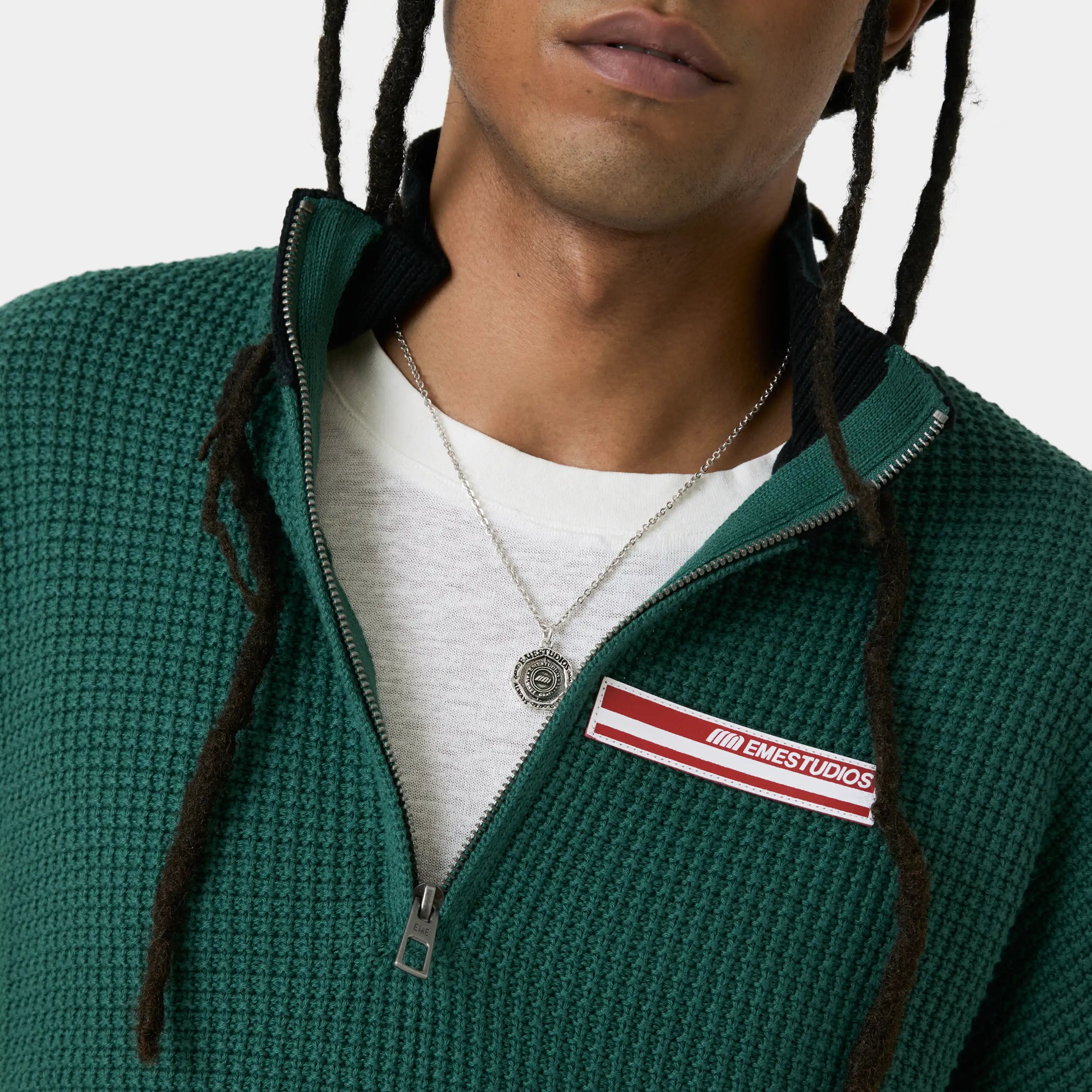 Foundry Forest Chully Knit Polo Knitwear Eme Studios