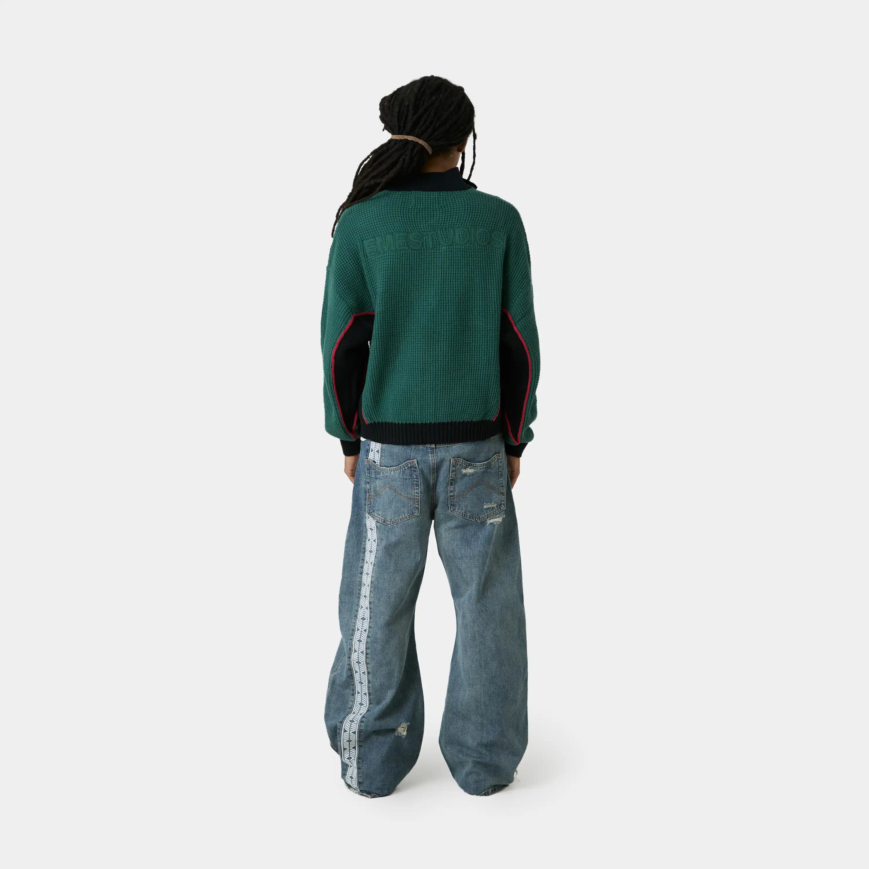 Foundry Forest Chully Knit Polo Knitwear Eme Studios
