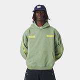 Four Hit Green Oversized Hoodie Hoodies Eme Studios