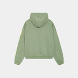 Four Hit Green Oversized Hoodie Hoodies Eme Studios