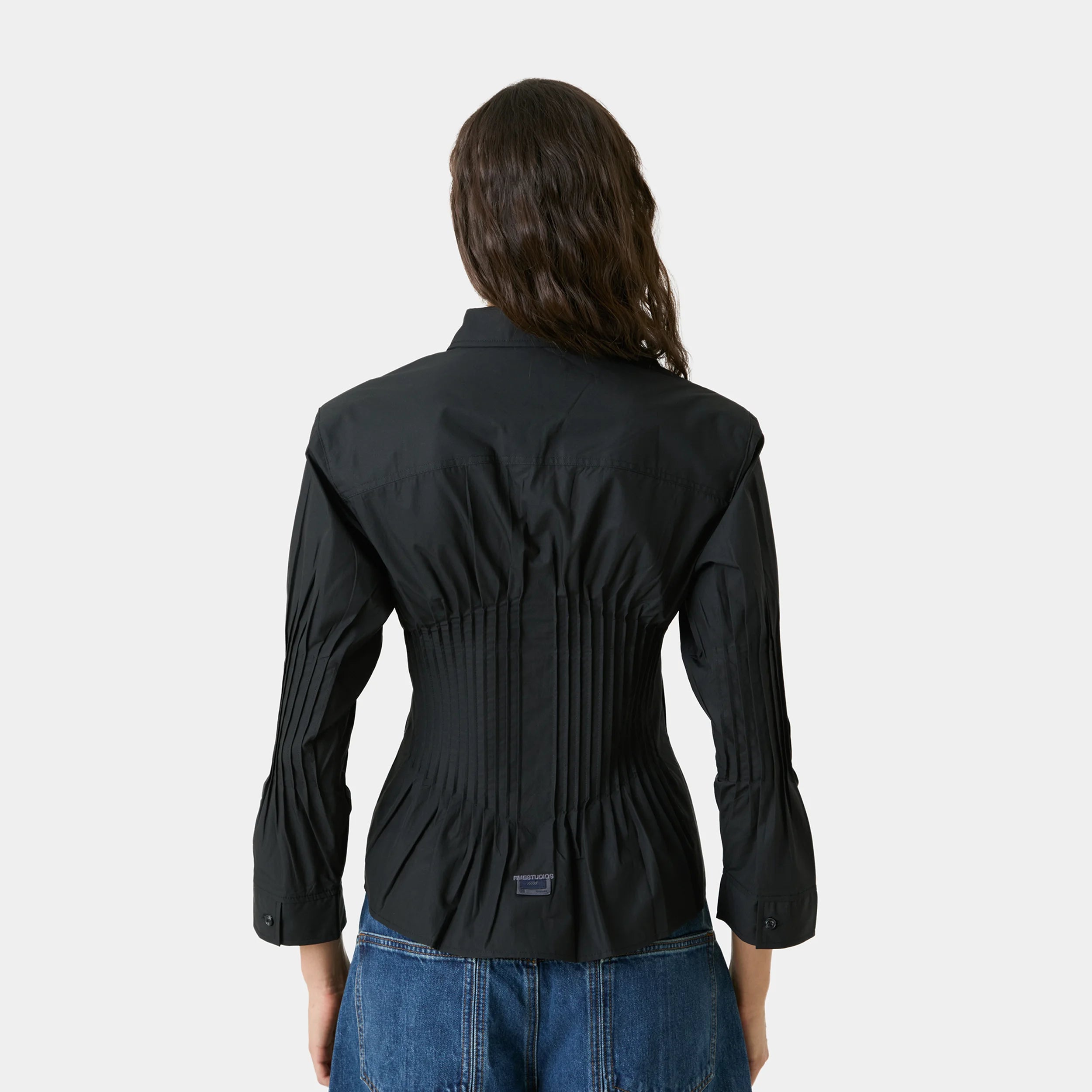 Gales Black Shirt Woman Shirts Eme Studios