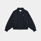 Garage Navy Bomber Jacket Outwear Eme Studios