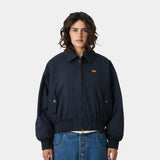 Garage Navy Bomber Jacket Outwear Eme Studios