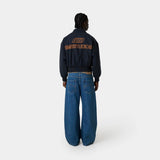 Garage Navy Bomber Jacket Outwear Eme Studios