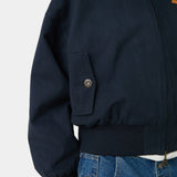 Garage Navy Bomber Jacket Outwear Eme Studios