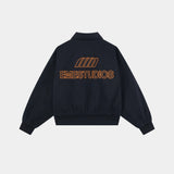 Garage Navy Bomber Jacket Outwear Eme Studios