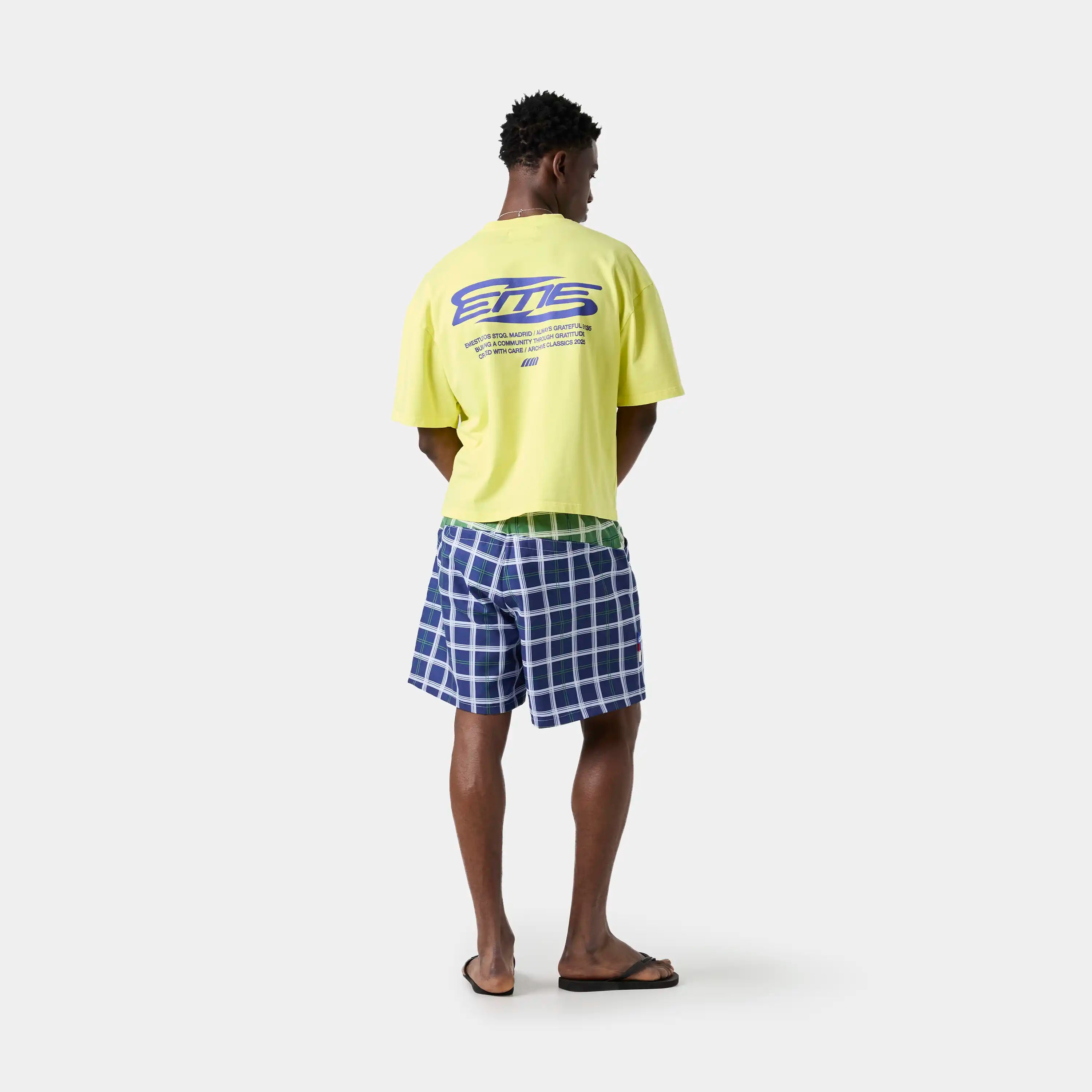 Gary Tartan Swim Trunk Swimwear eme