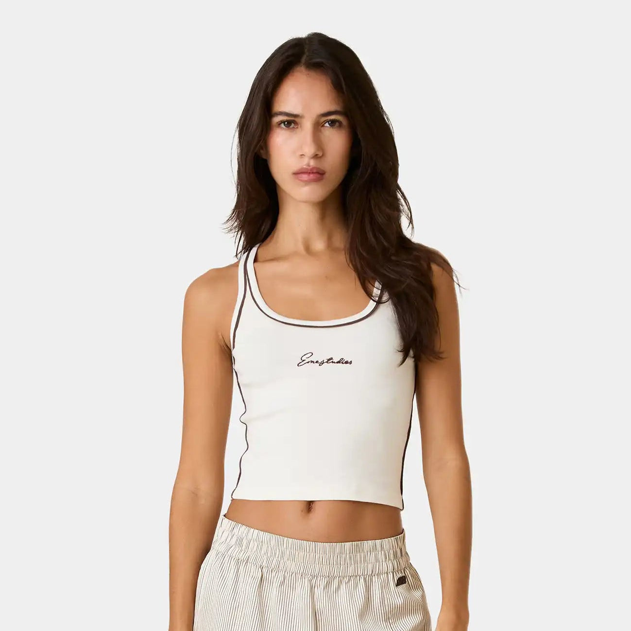 Graf Off Sand Tank Top Woman T-Shirts Eme Studios