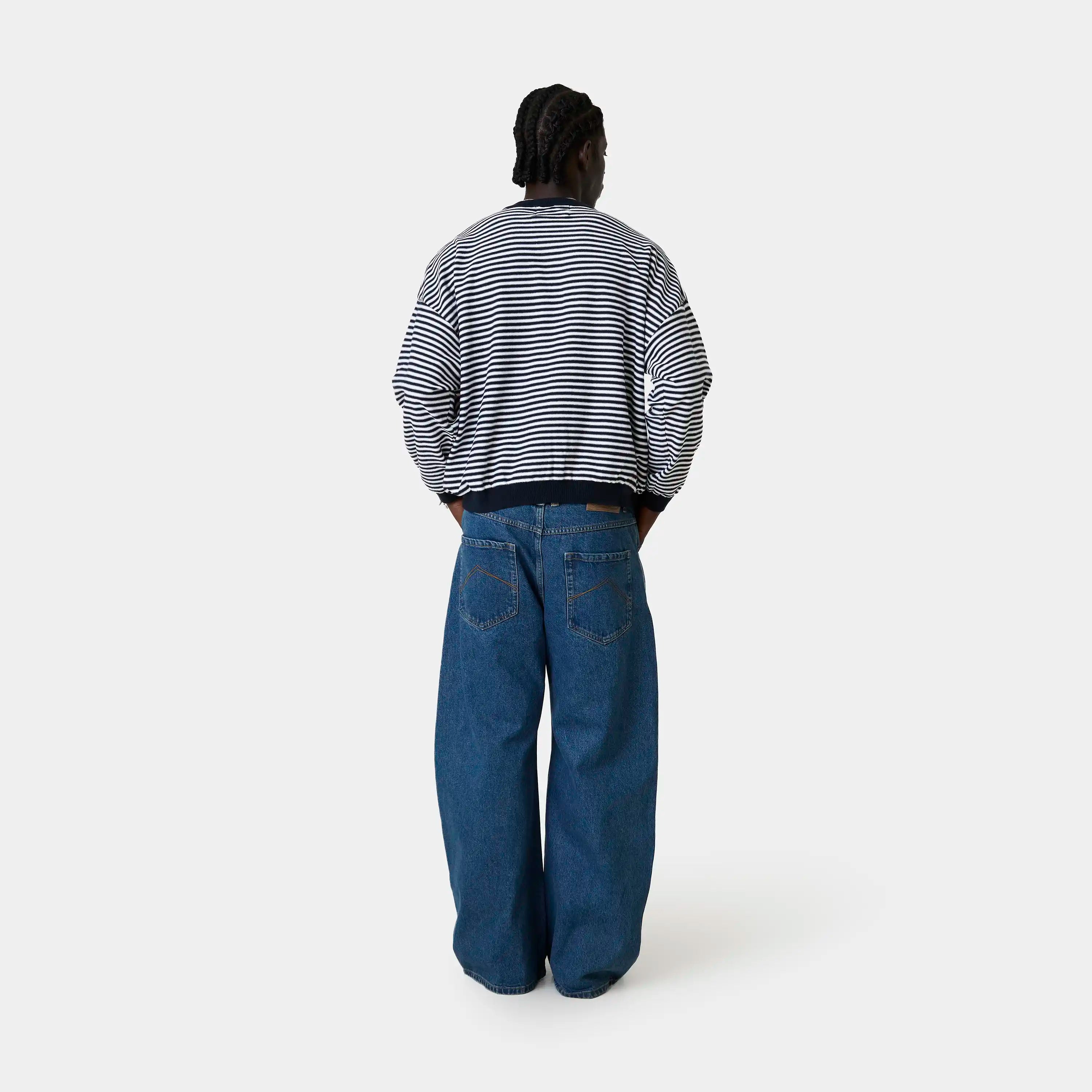 Groove Navy Knit Sweater Knitwear Eme Studios