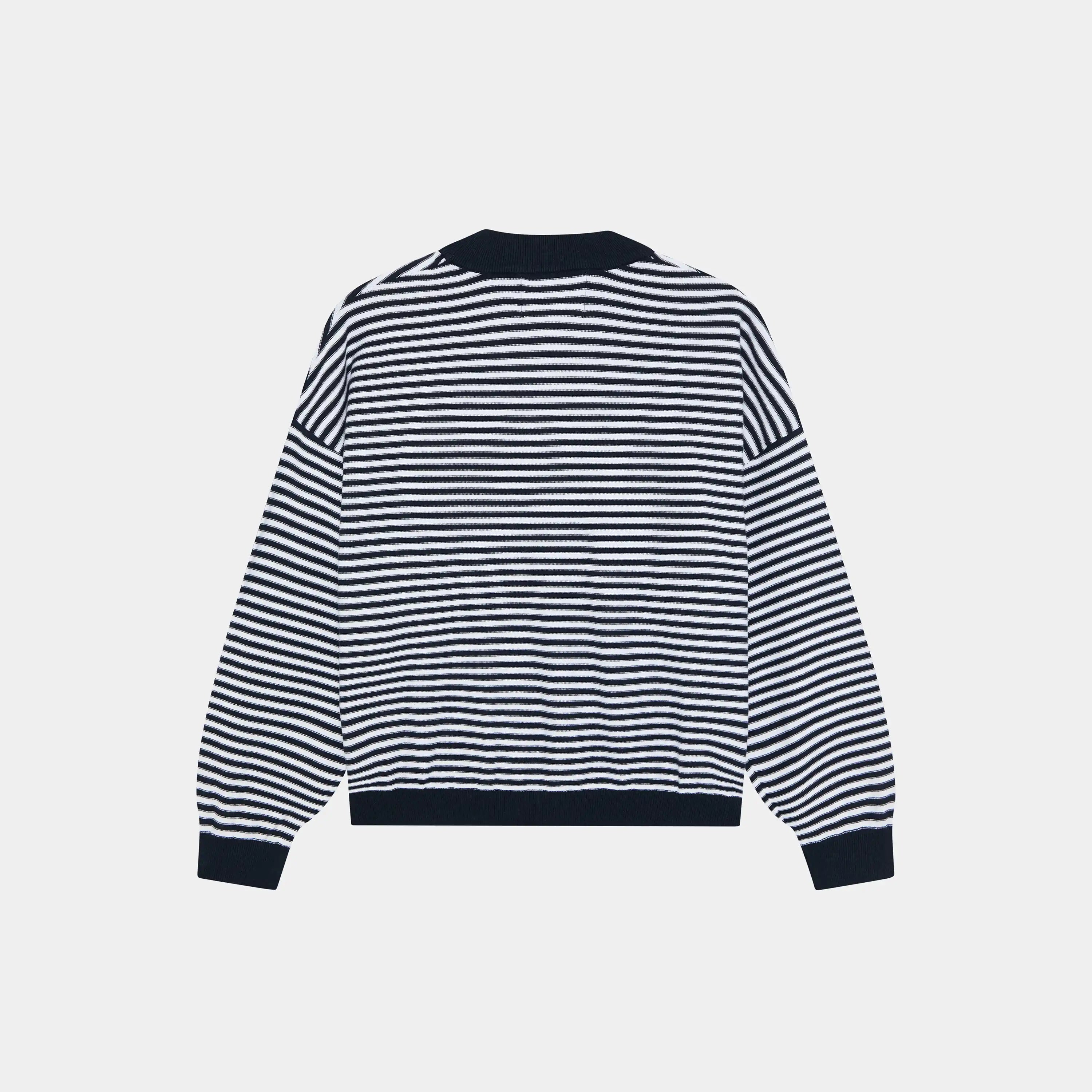 Groove Navy Knit Sweater Knitwear Eme Studios