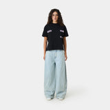 Guiete Black Oversized Tee T-shirts Eme Studios