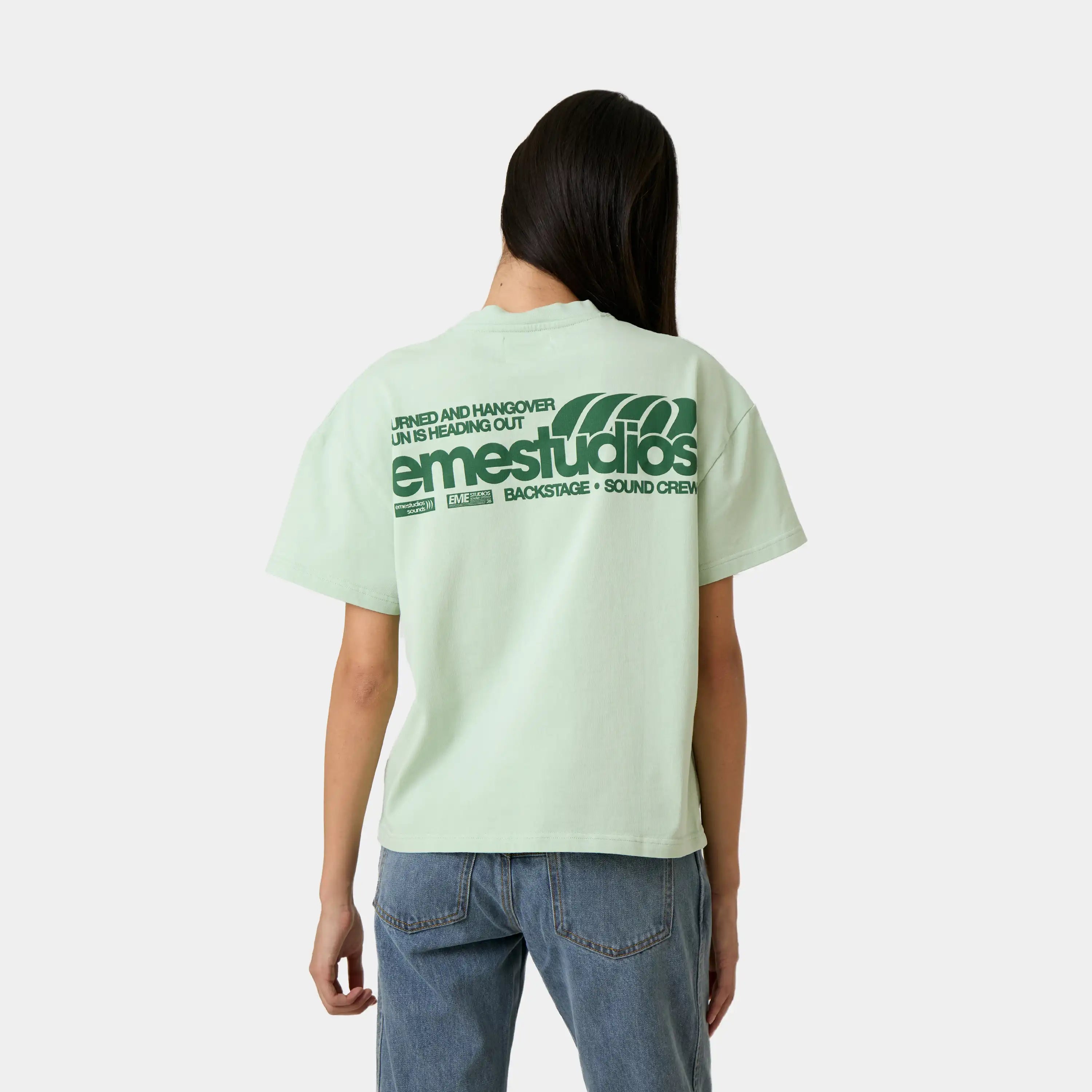 Guiete Mint Oversized Tee T-shirts Eme Studios