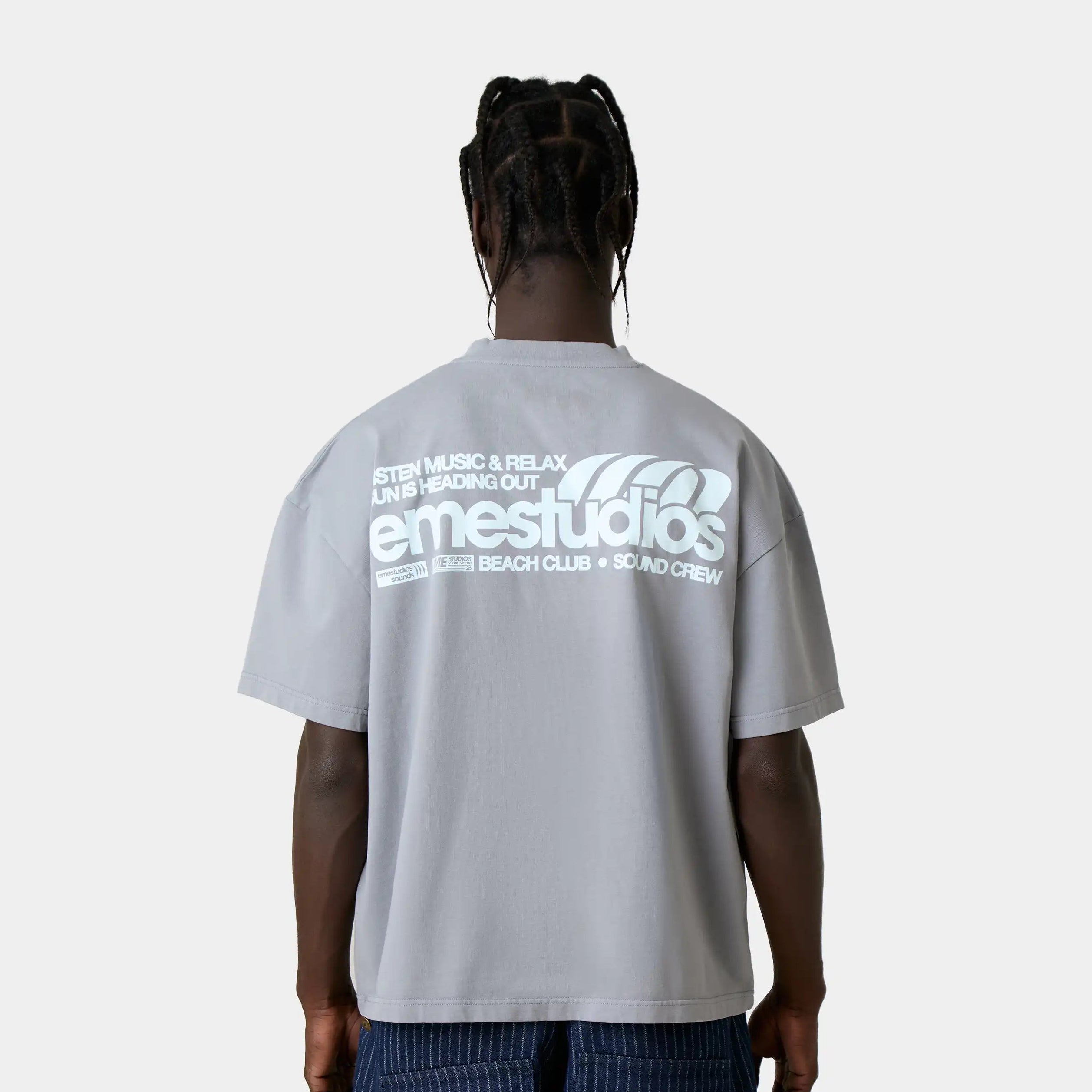 Guiete Slate Oversized Tee T-shirts Eme Studios