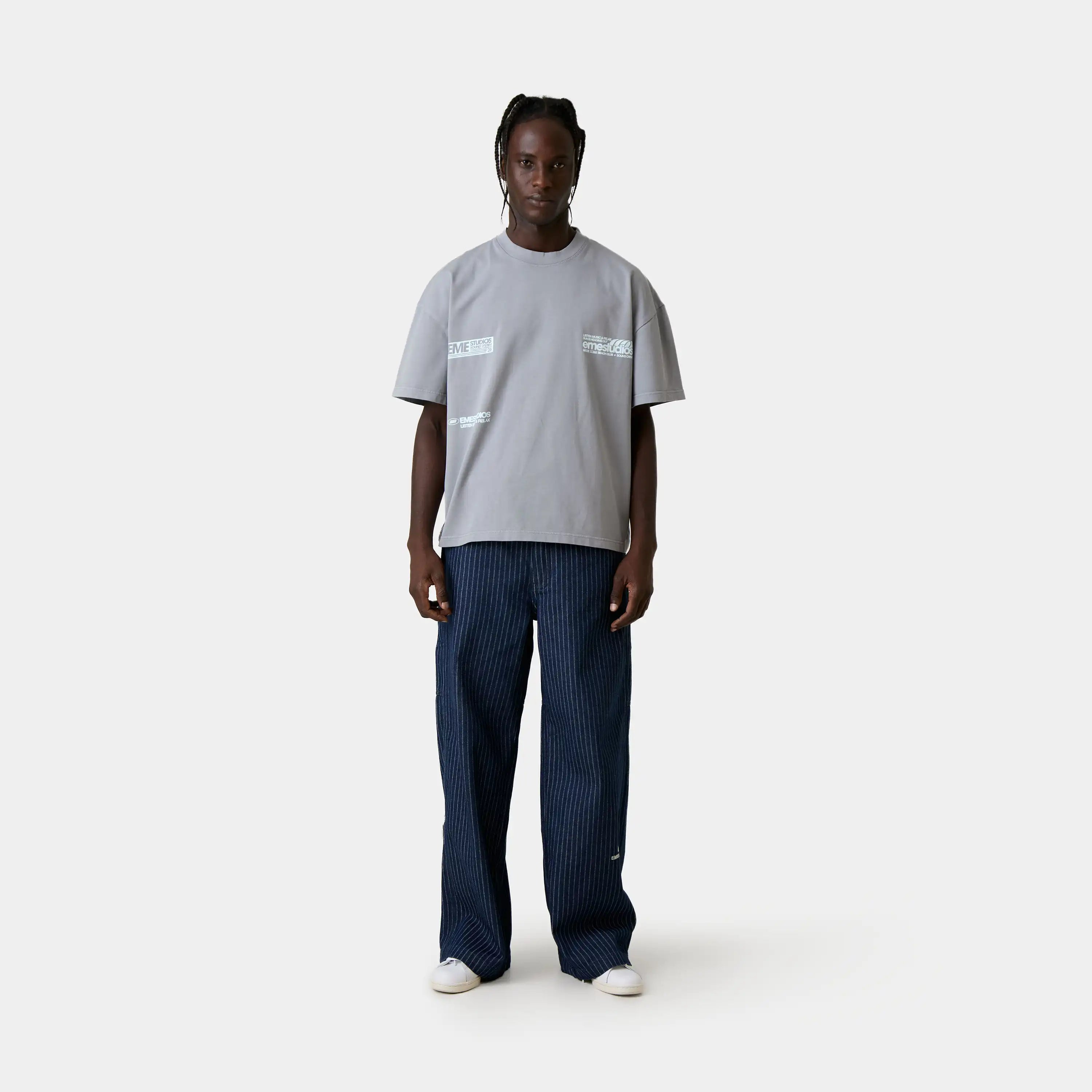 Guiete Slate Oversized Tee T-shirts Eme Studios