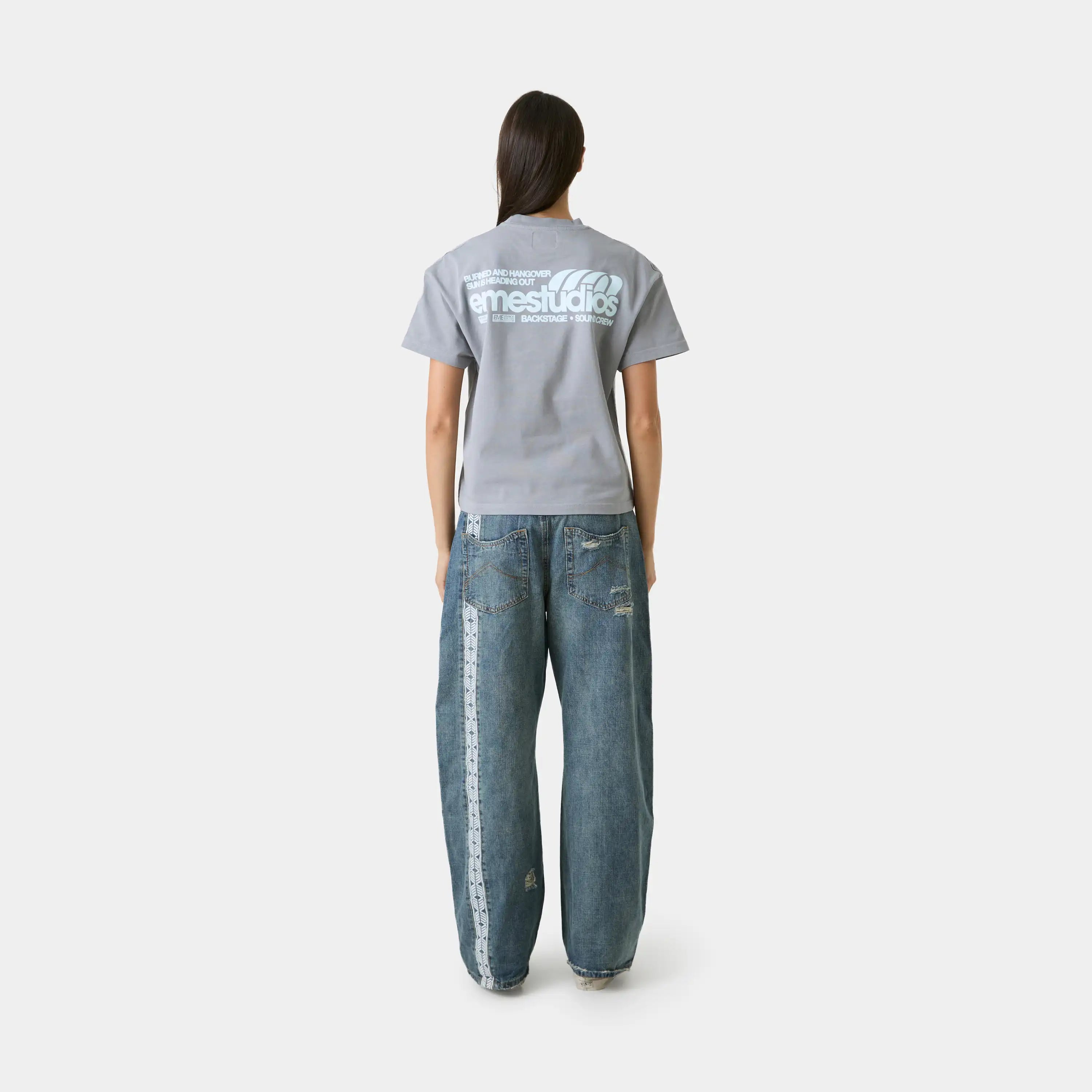 Guiete Slate Oversized Tee T-shirts Eme Studios