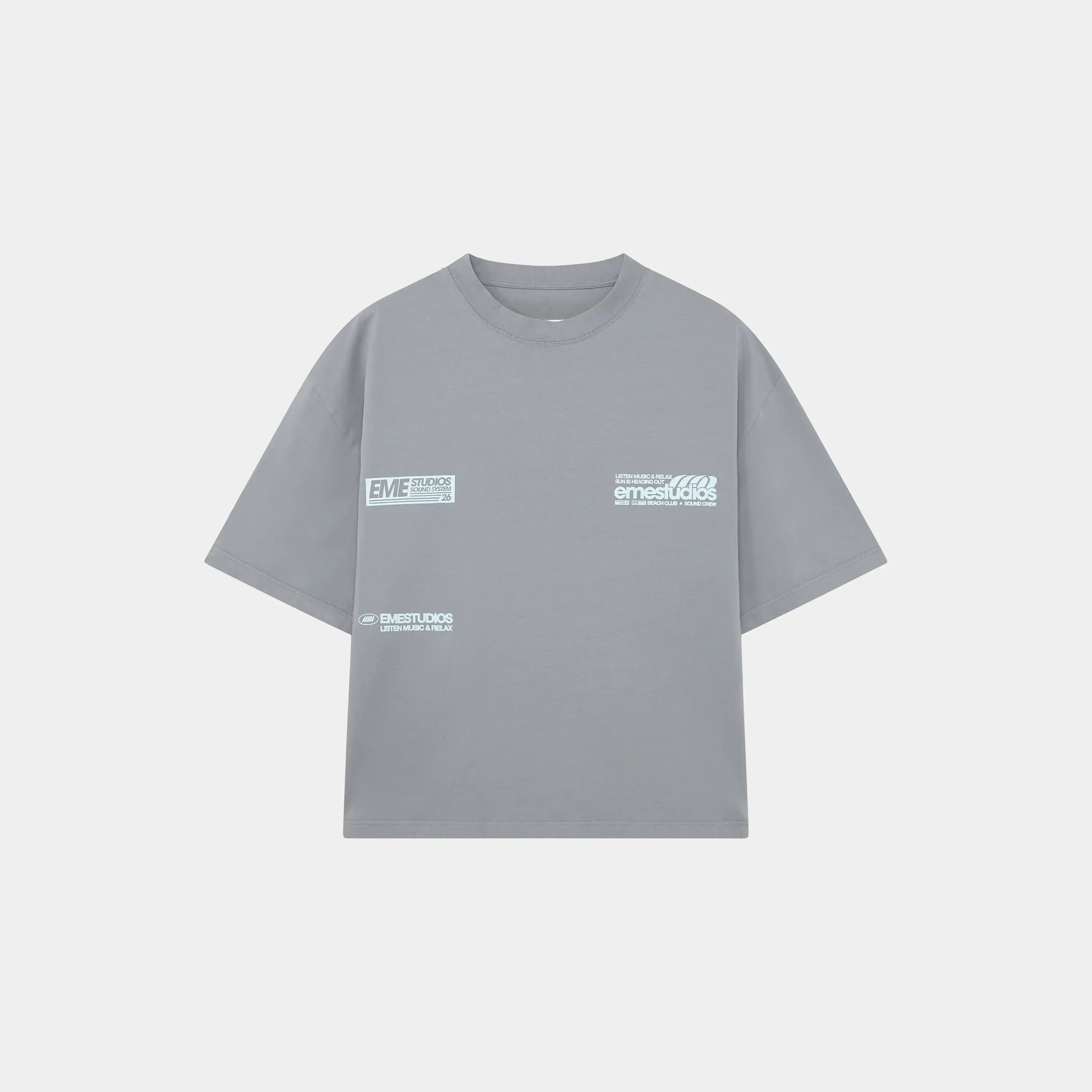 Guiete Slate Oversized Tee T-shirts Eme Studios