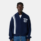 Hampton Navy Zipper Knit Knitwear Eme Studios