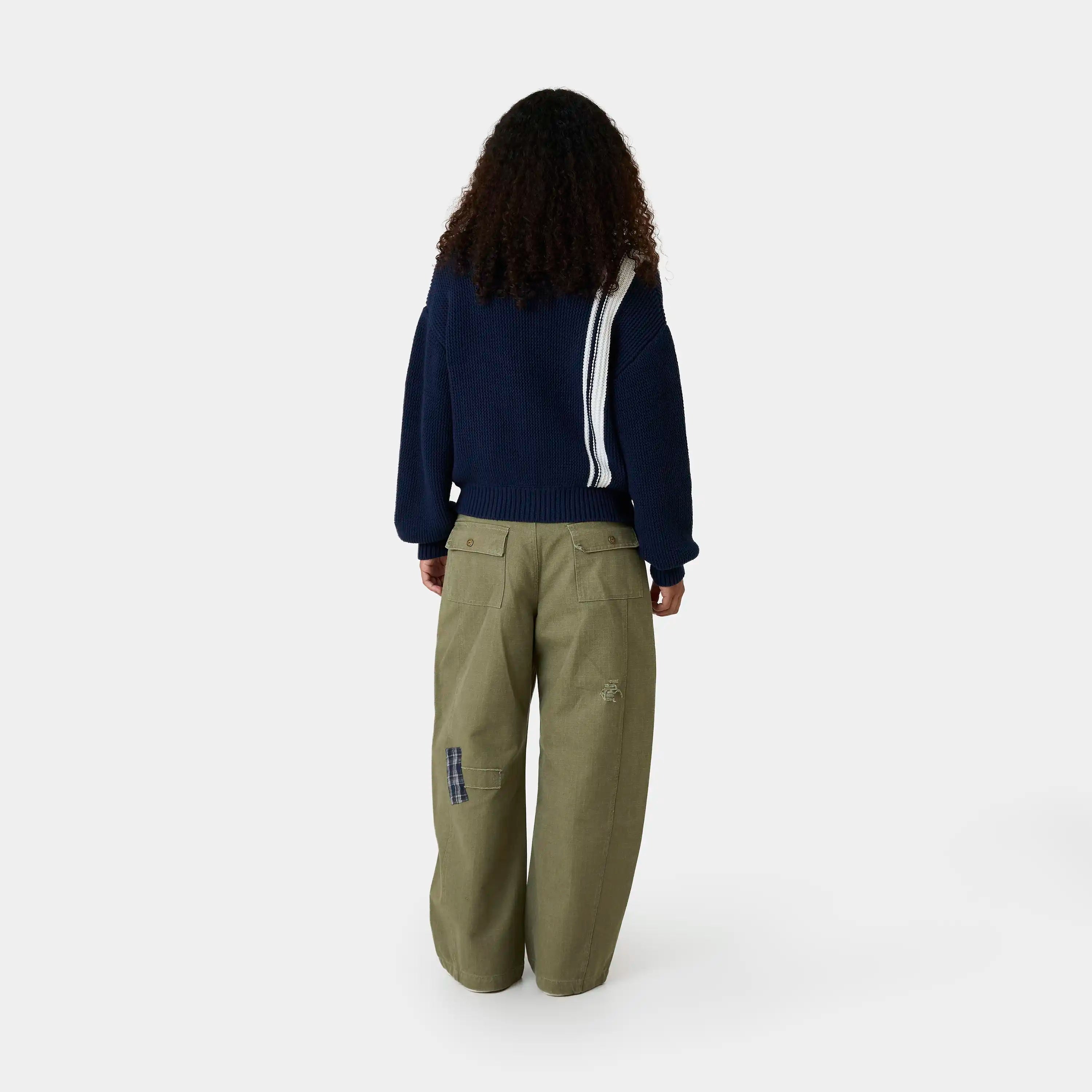 Hampton Navy Zipper Knit Knitwear Eme Studios