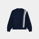 Hampton Navy Zipper Knit Knitwear Eme Studios