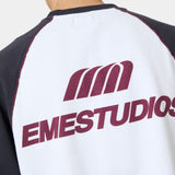 Hanbal Navy Waffle Long Sleeve T-shirts Eme Studios