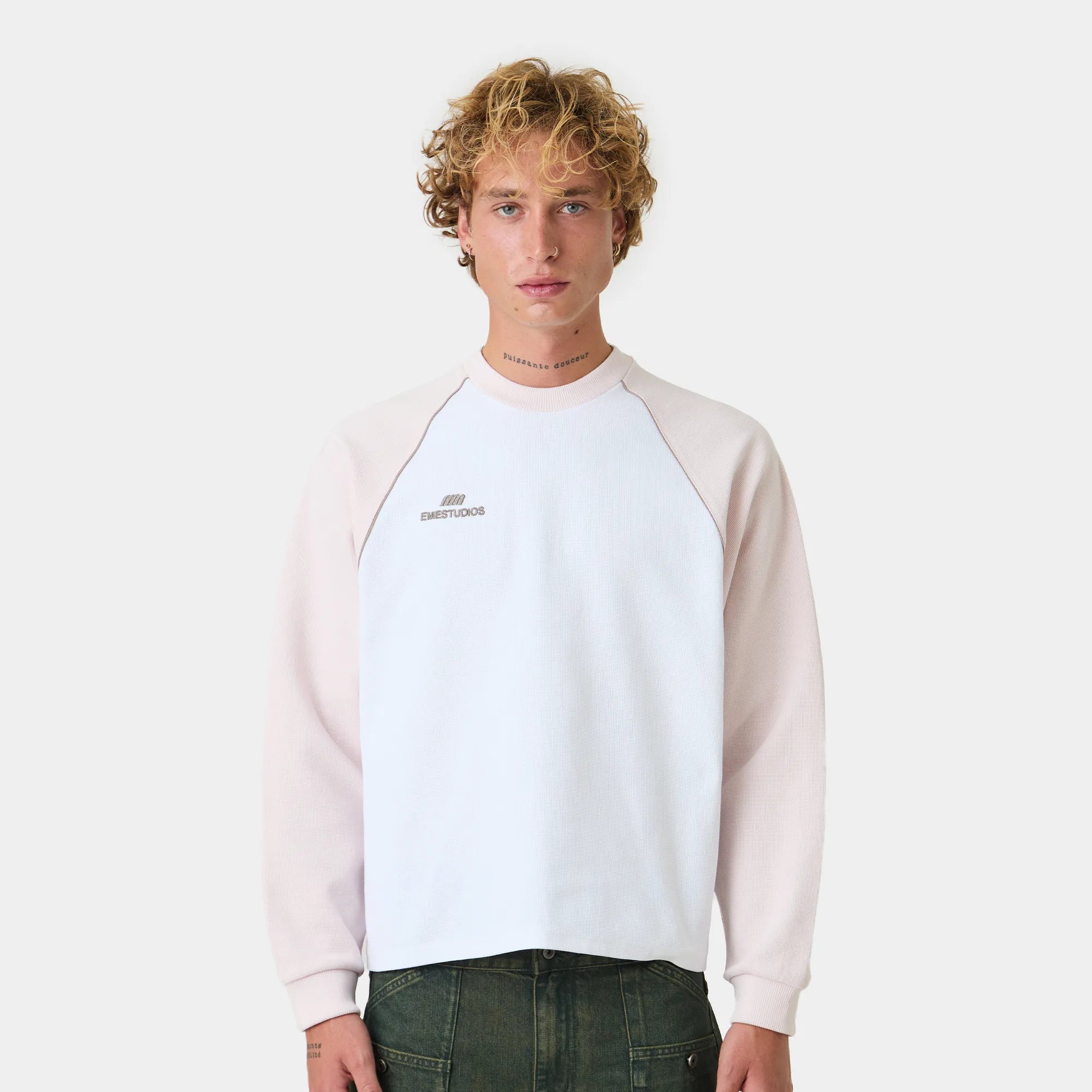 Hanbal Sugar Waffle Long Sleeve T-shirts Eme Studios