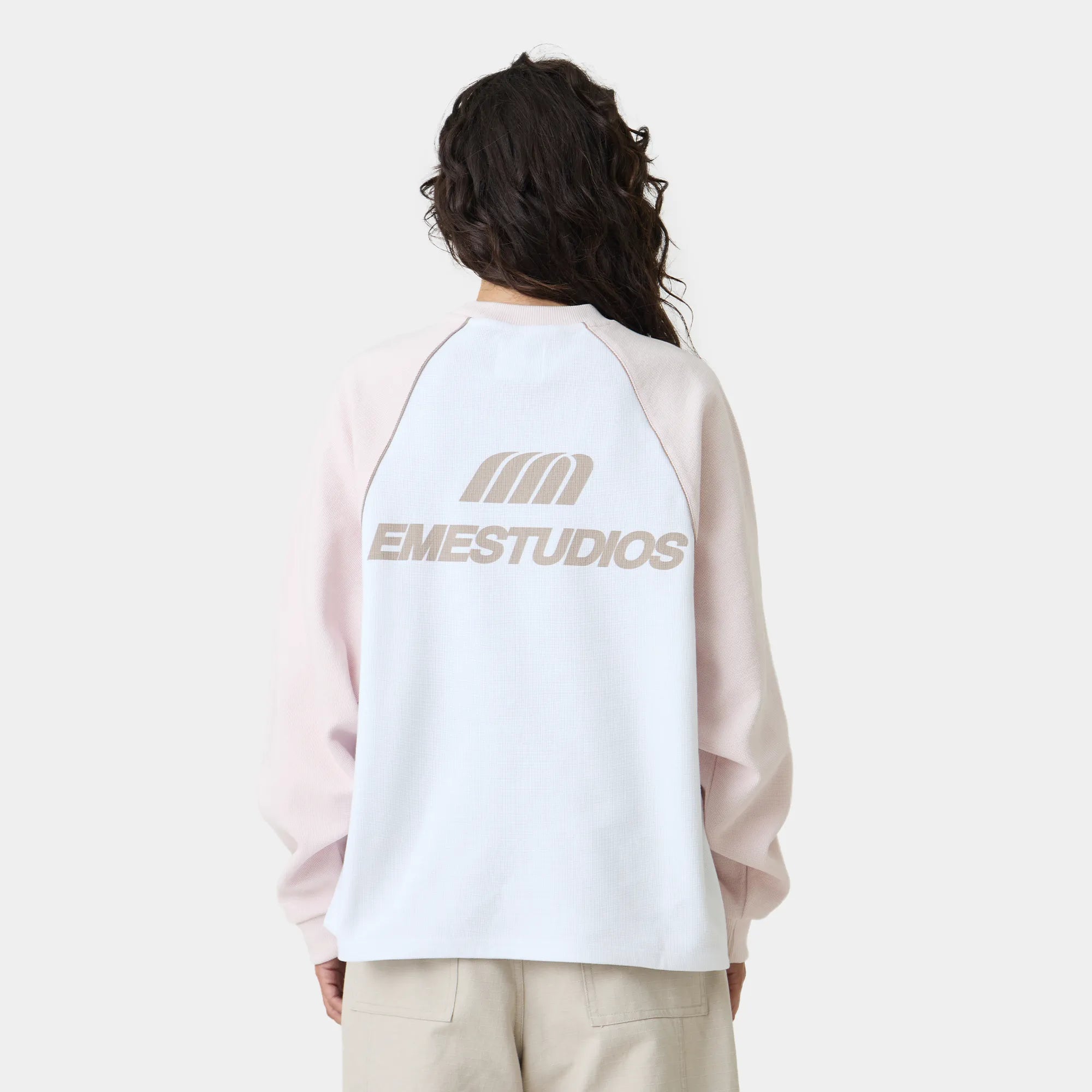 Hanbal Sugar Waffle Long Sleeve T-shirts Eme Studios