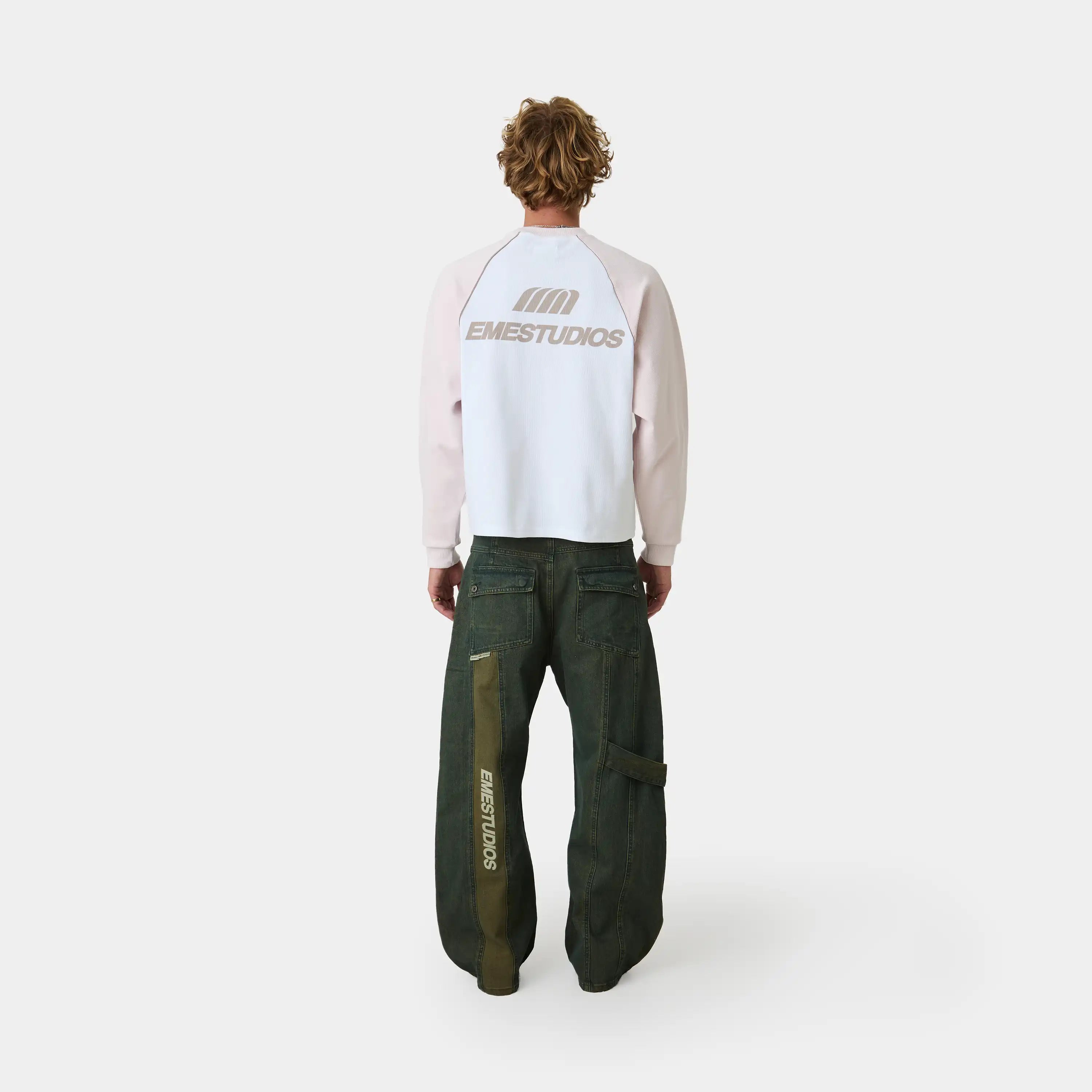 Hanbal Sugar Waffle Long Sleeve T-shirts Eme Studios