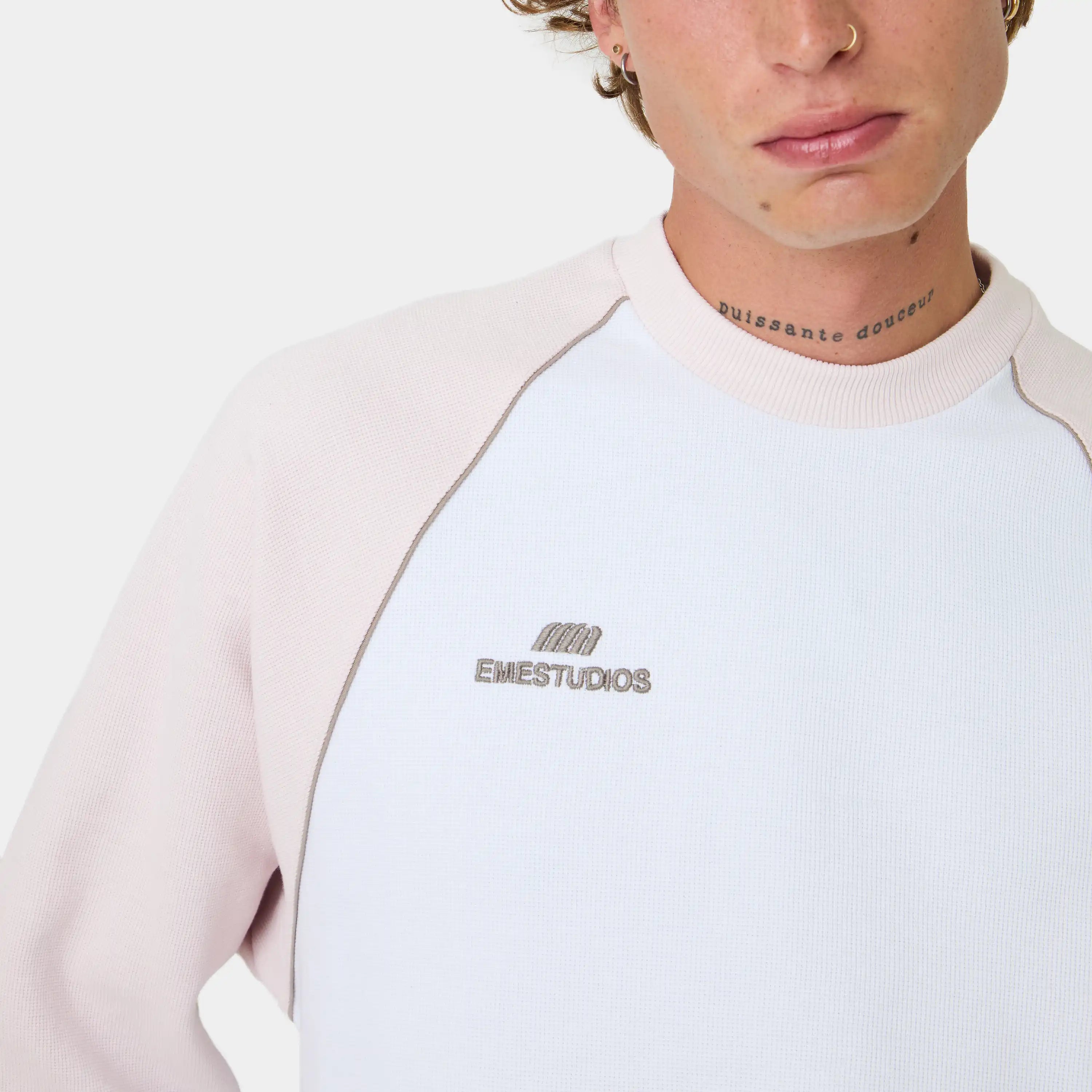 Hanbal Sugar Waffle Long Sleeve T-shirts Eme Studios