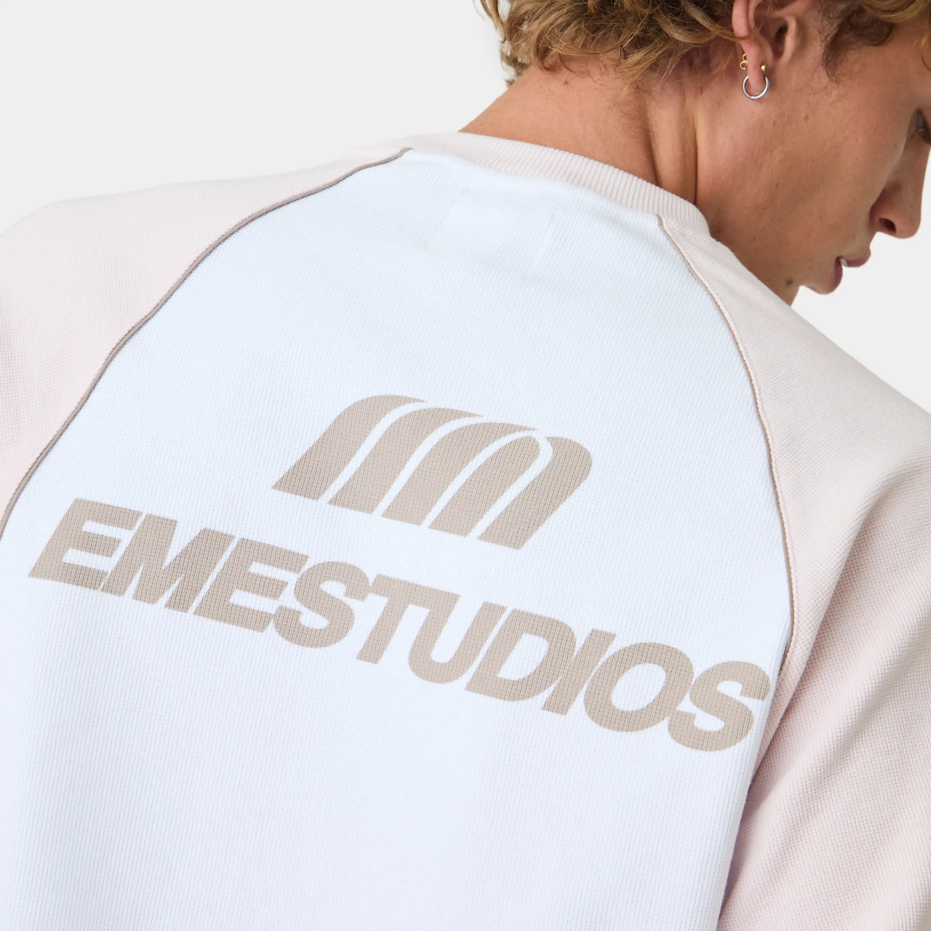 Hanbal Sugar Waffle Long Sleeve T-shirts Eme Studios