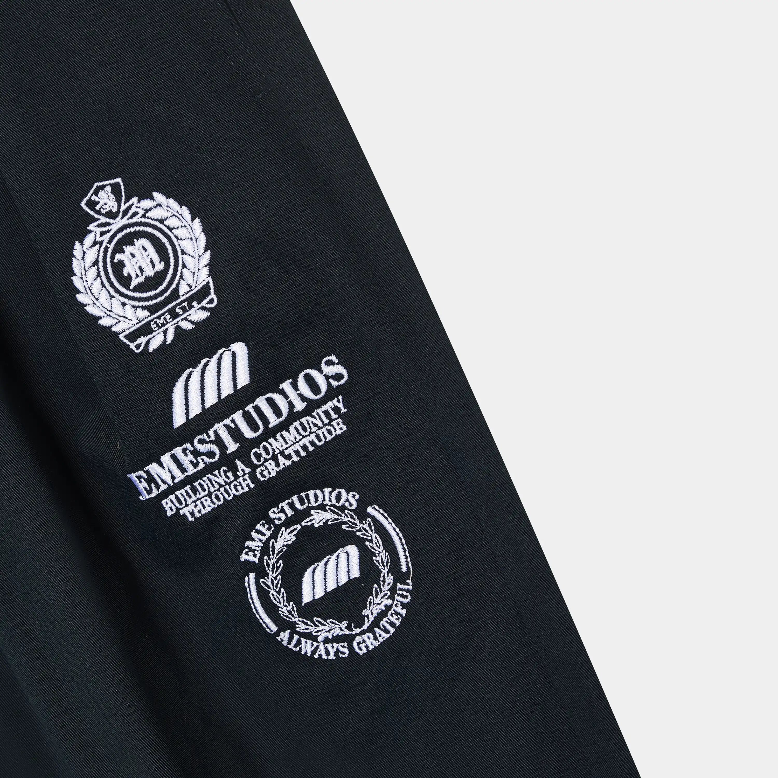 Heritage Navy Tailored Pants Pants Eme Studios