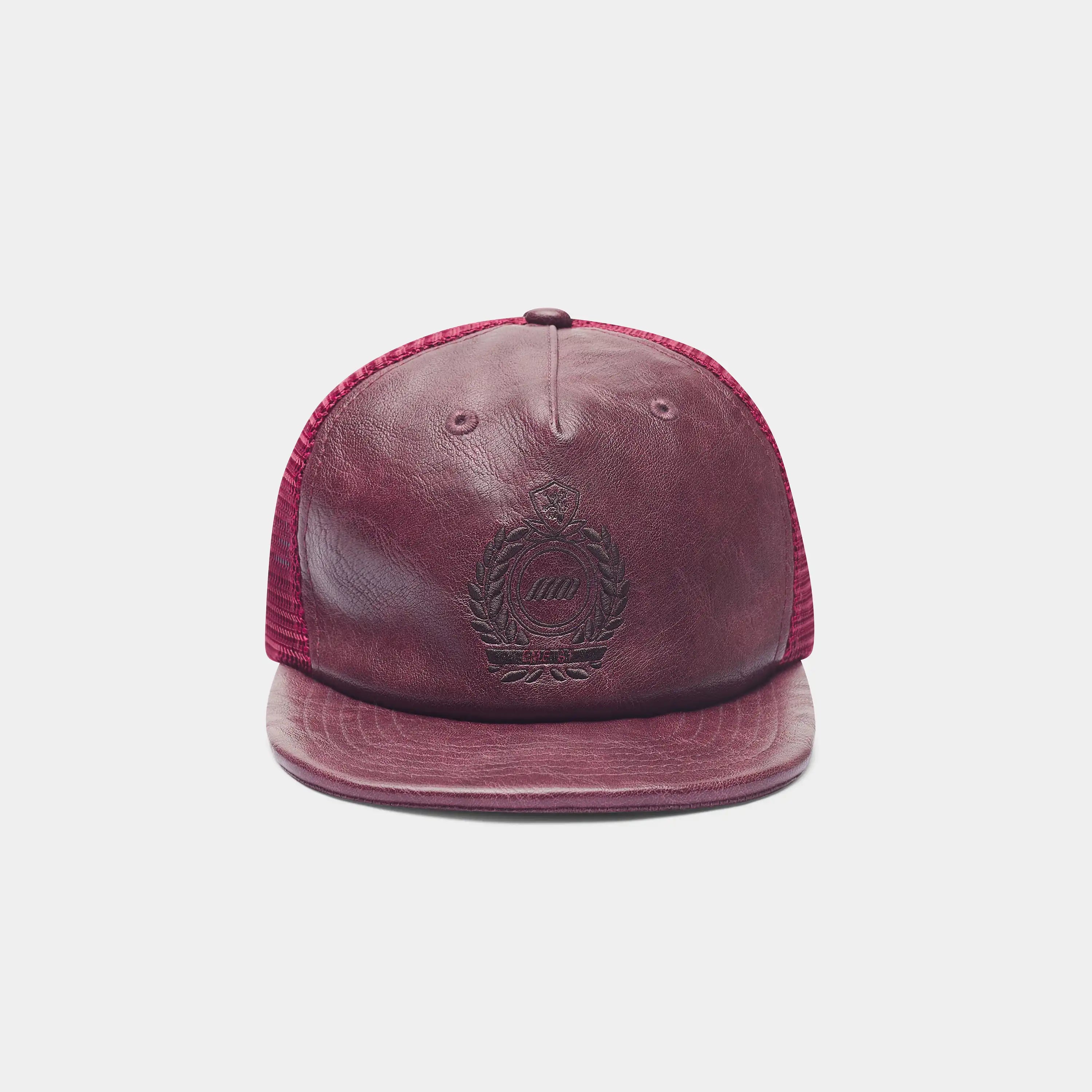 Hide Burgundy Cap Headwear Eme Studios