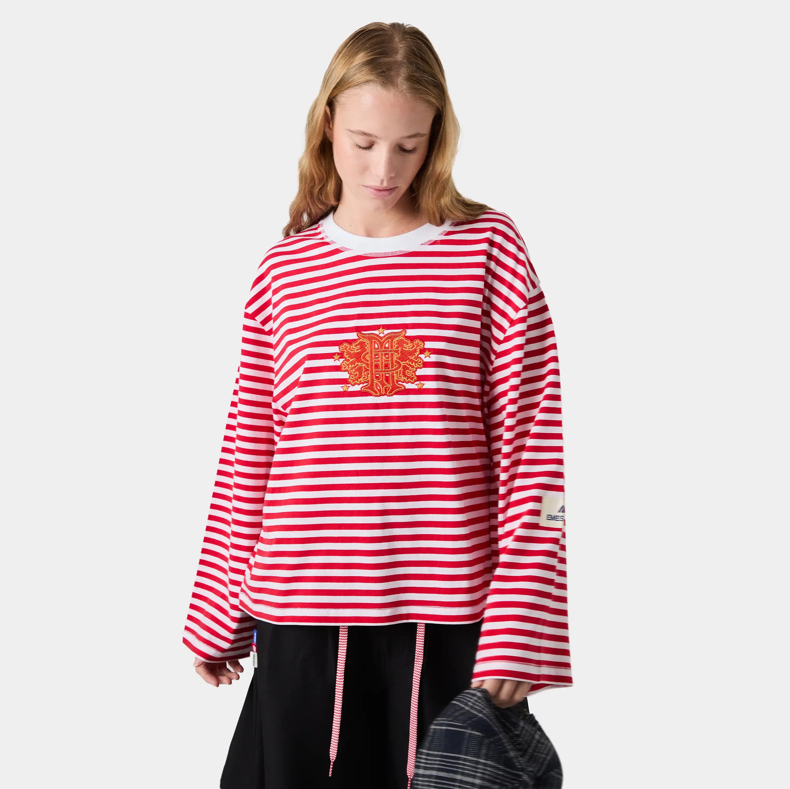 Horizon Striped Cherry Long Sleeve T-shirts eme