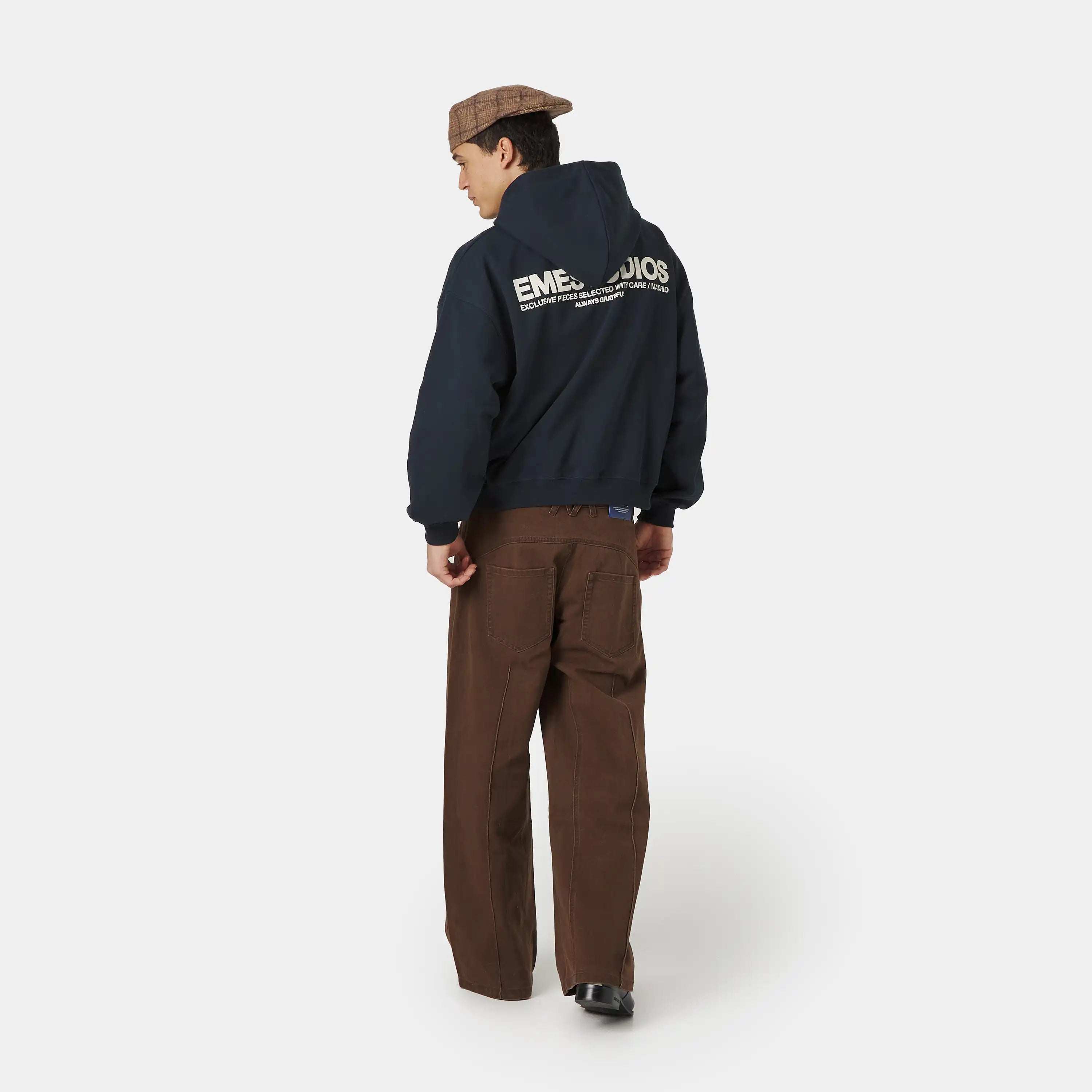Hot Soul Navy Oversized Hoodie Hoodies Eme Studios
