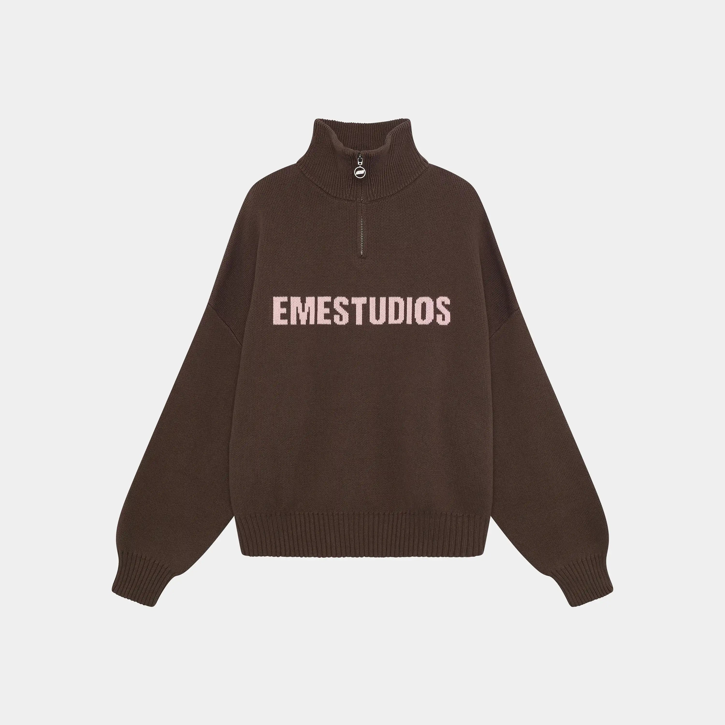 Hudson Lollipop Half Zip Knitwear Eme Studios