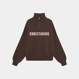 Hudson Lollipop Half Zip Knitwear Eme Studios