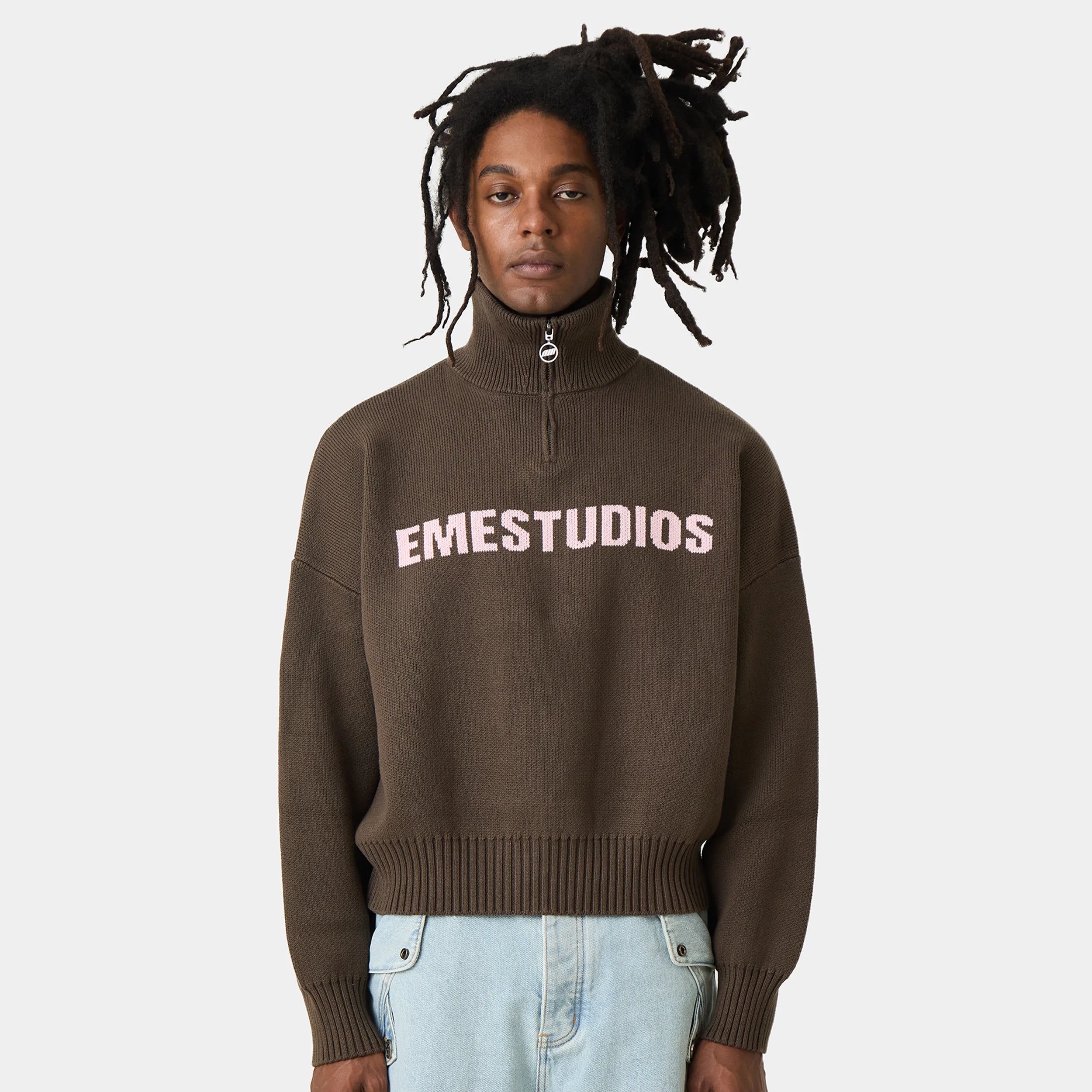 Hudson Lollipop Half Zip Knitwear Eme Studios