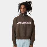 Hudson Lollipop Half Zip Knitwear Eme Studios