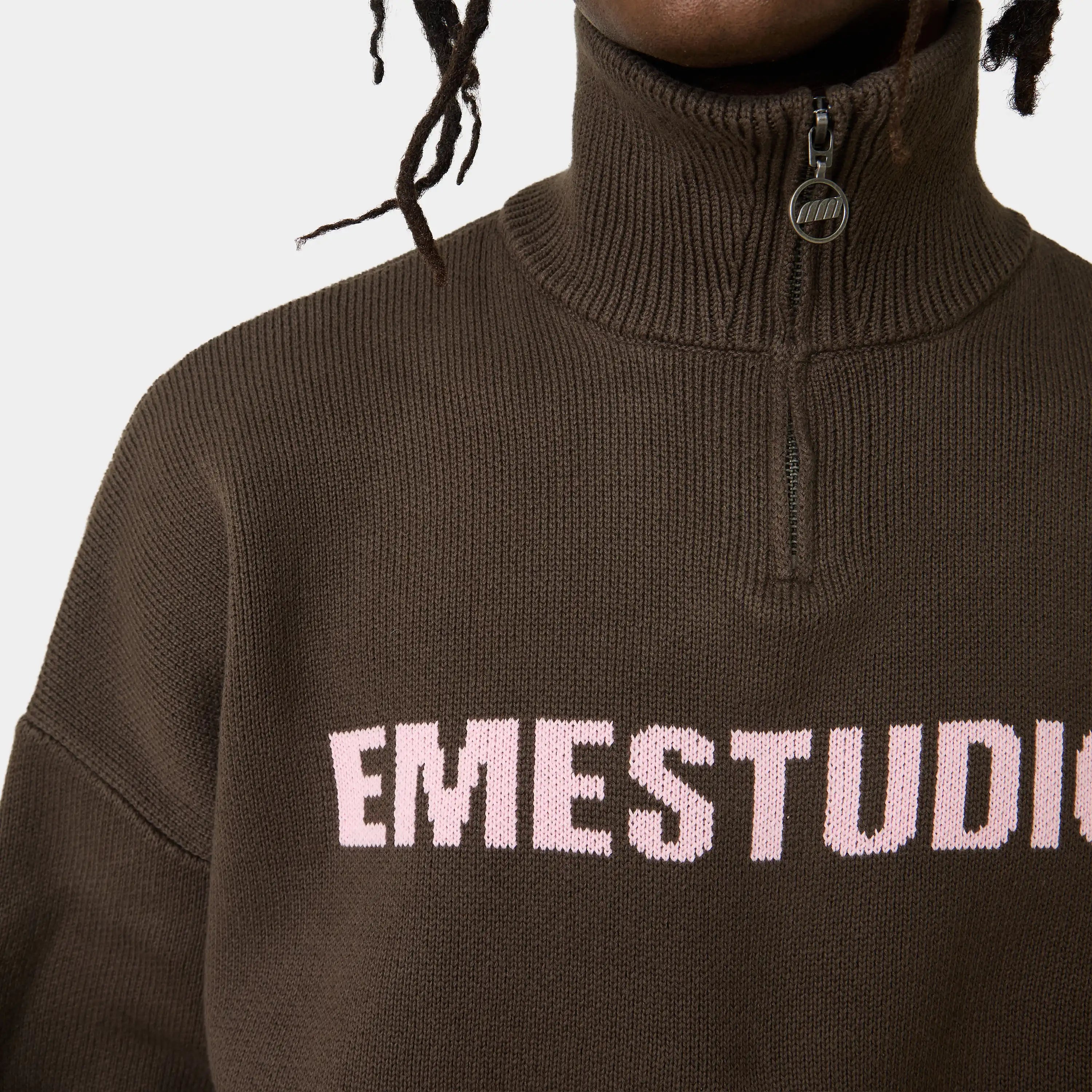 Hudson Lollipop Half Zip Knitwear Eme Studios