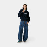 Hudson Navy Half Zip Knitwear Eme Studios