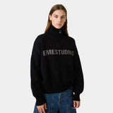 Hudson Shadow Half Zip Knitwear Eme Studios
