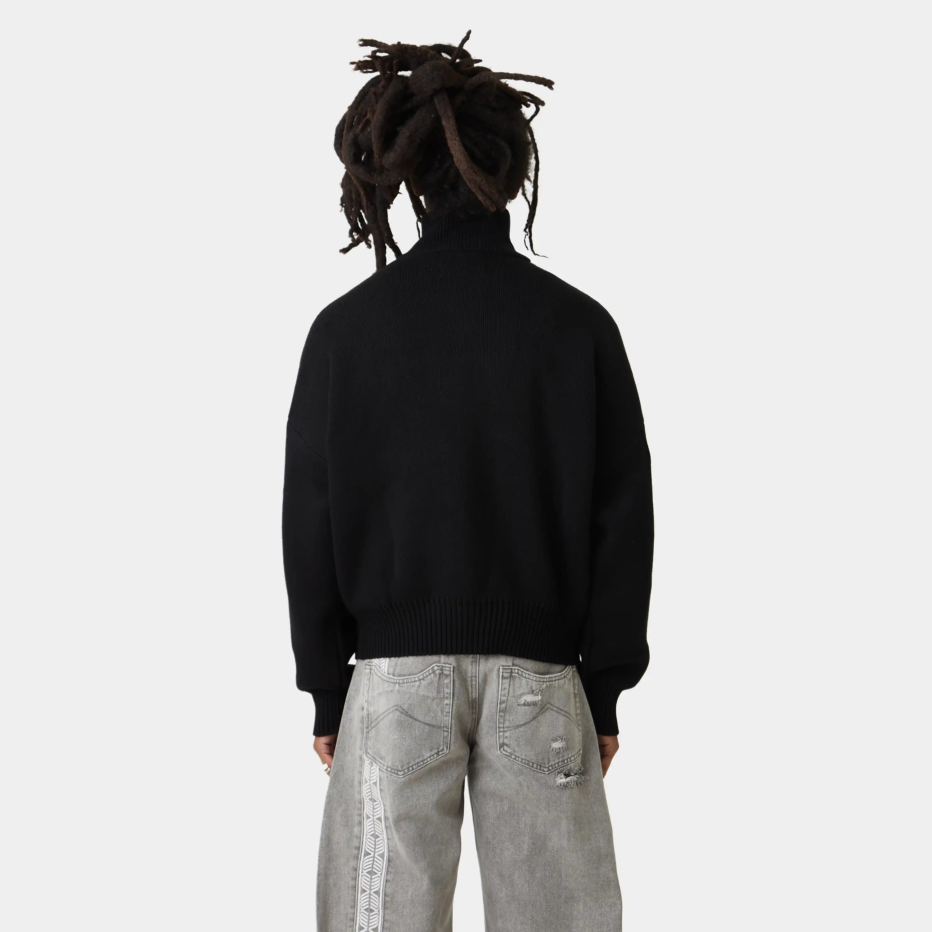 Hudson Shadow Half Zip Knitwear Eme Studios