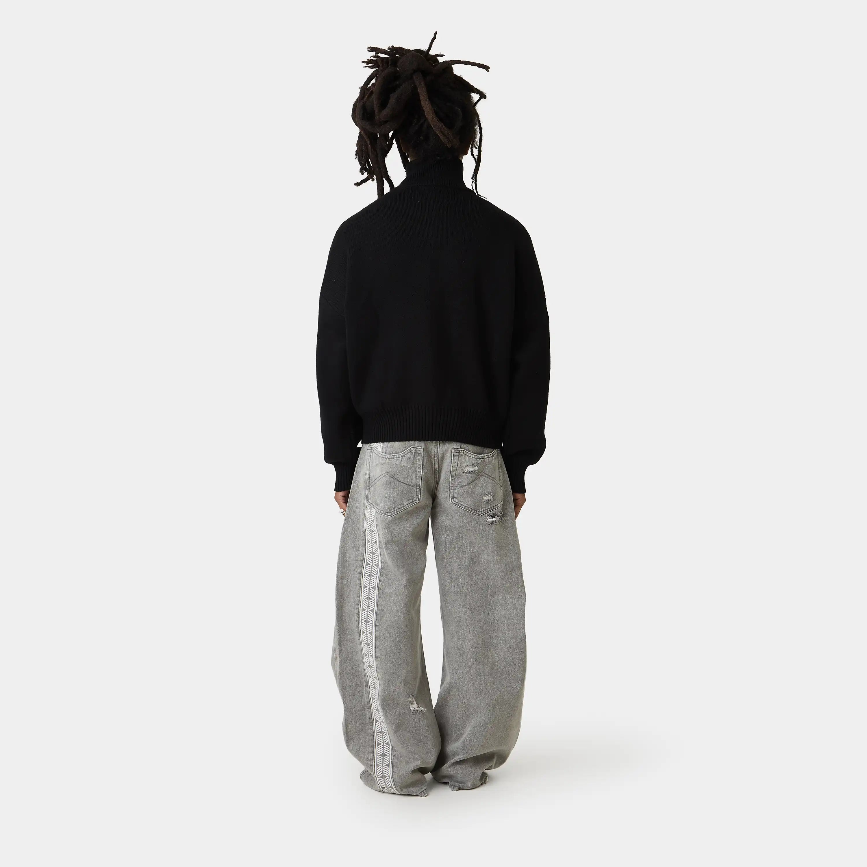 Hudson Shadow Half Zip Knitwear Eme Studios