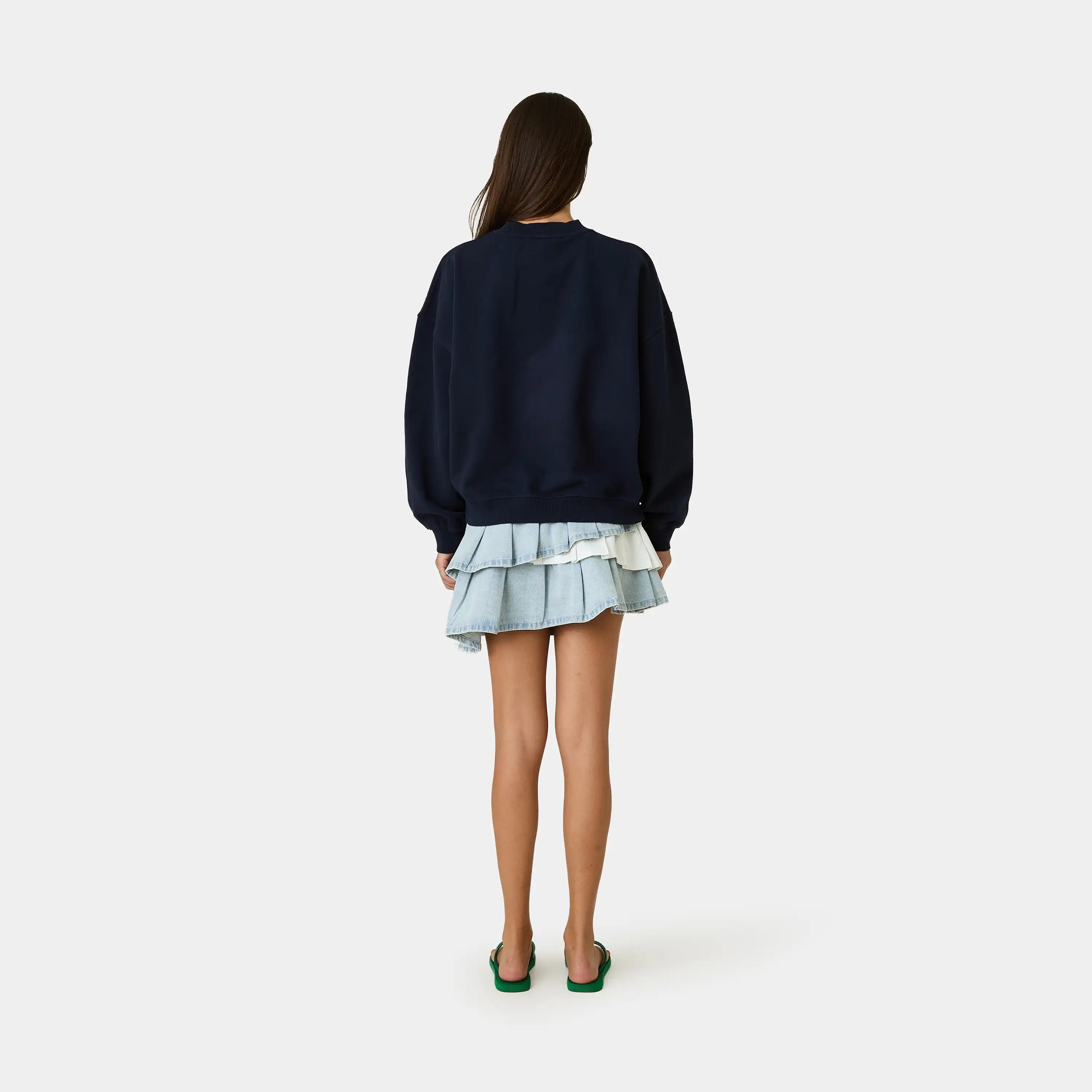 IJK Night Sky Oversized Crewneck Sweatshirts Eme Studios