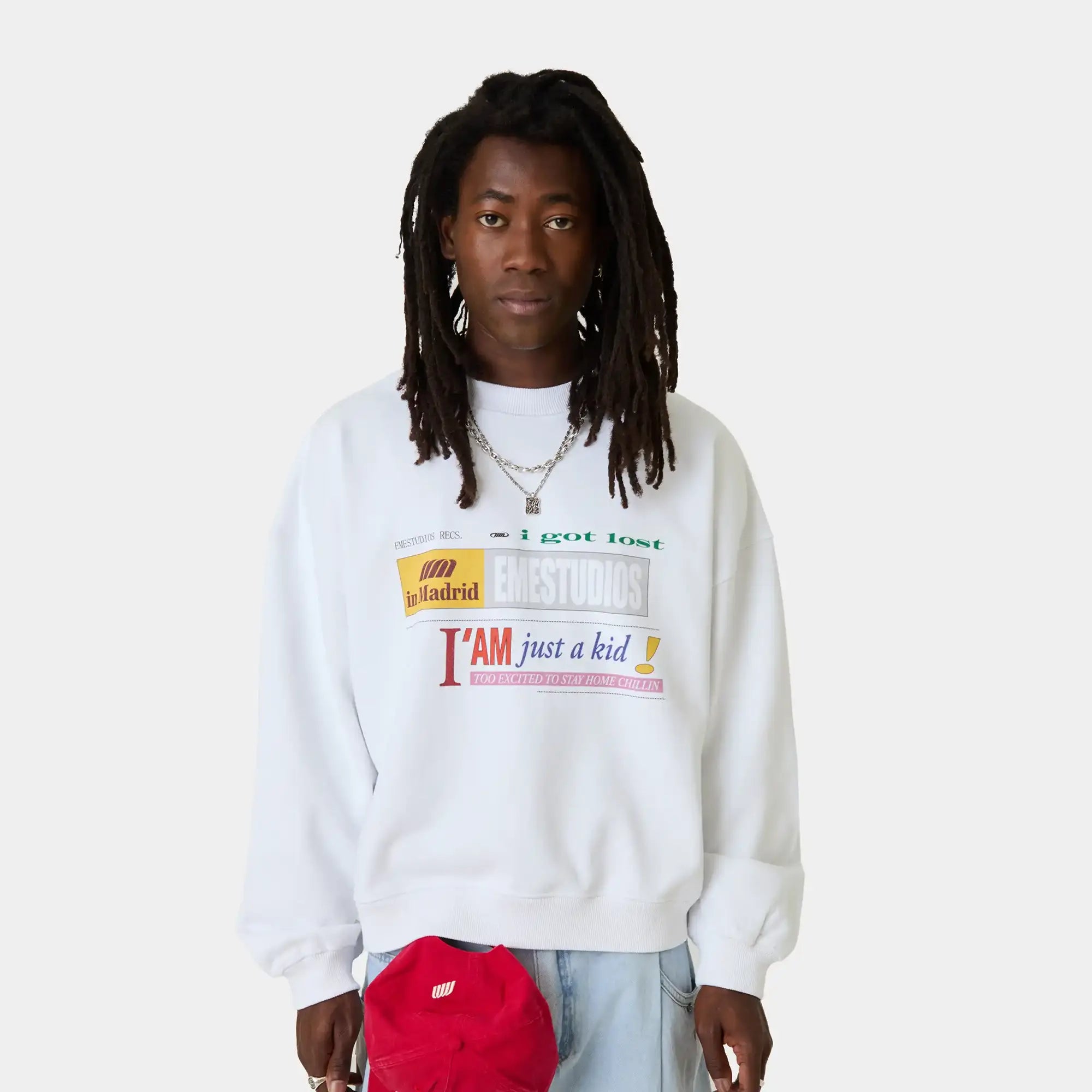 IJK Pearl Oversized Crewneck Sweatshirts Eme Studios