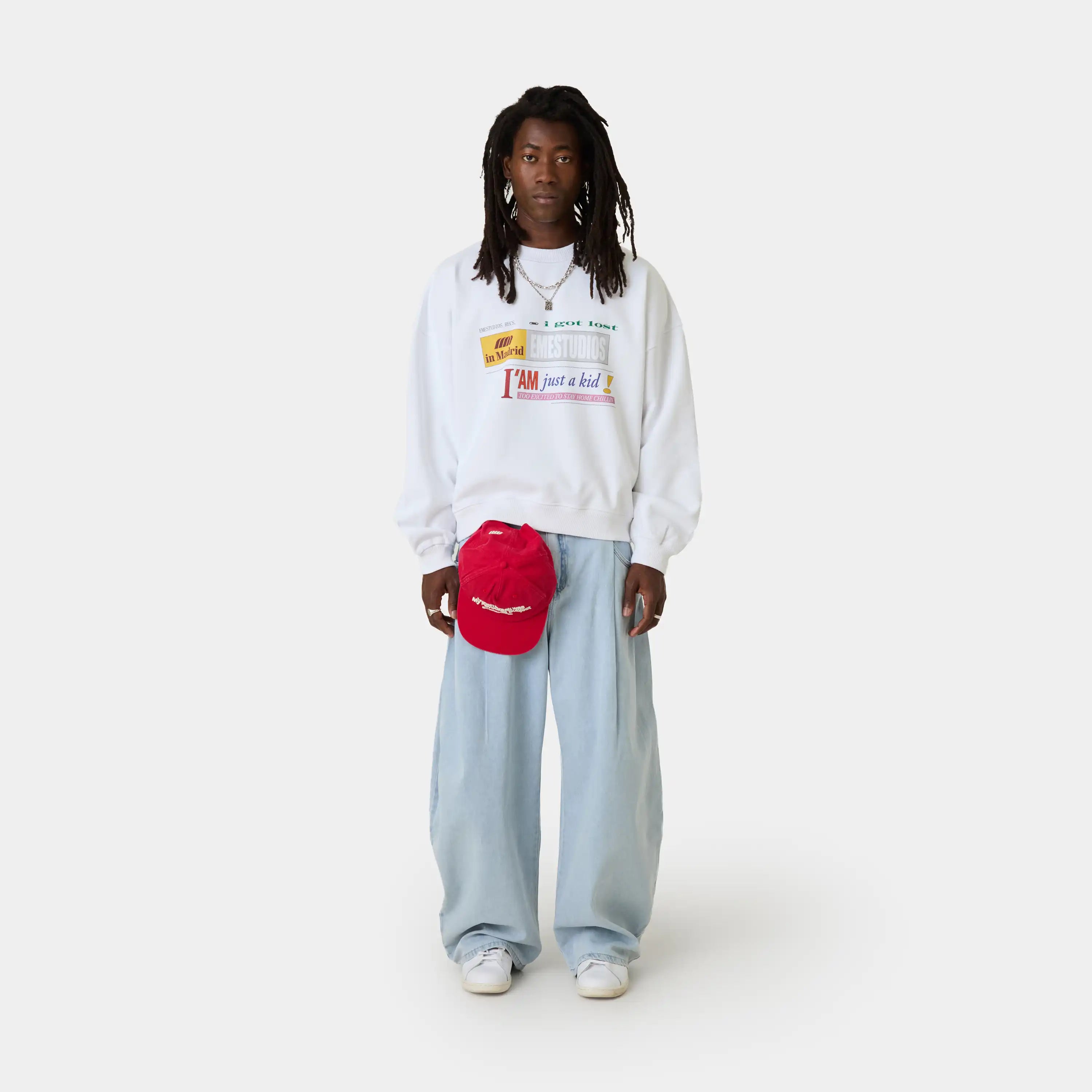 IJK Pearl Oversized Crewneck Sweatshirts Eme Studios