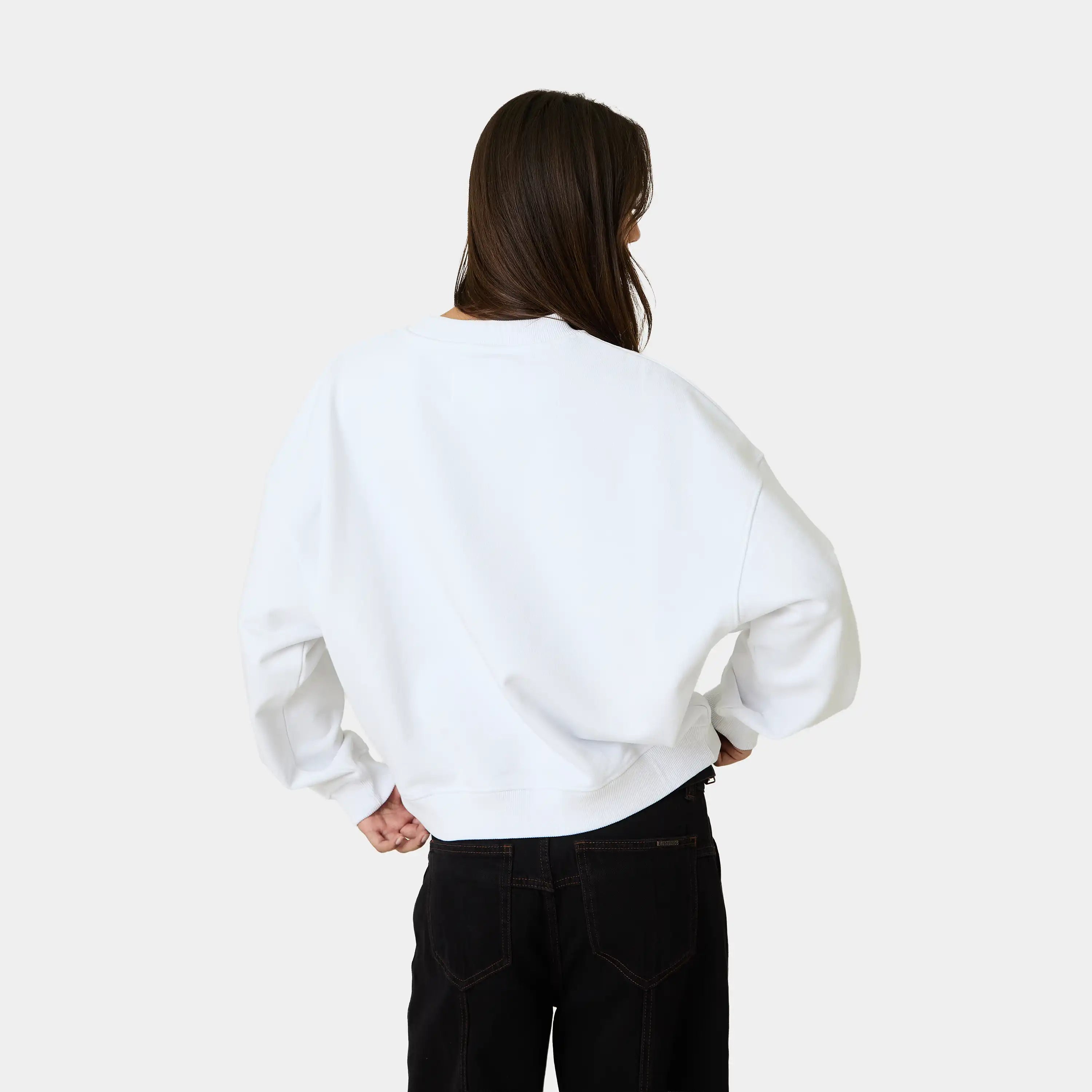 IJK Pearl Oversized Crewneck Sweatshirts Eme Studios