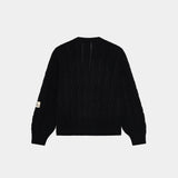 Inger Black Cardigan Knitwear eme